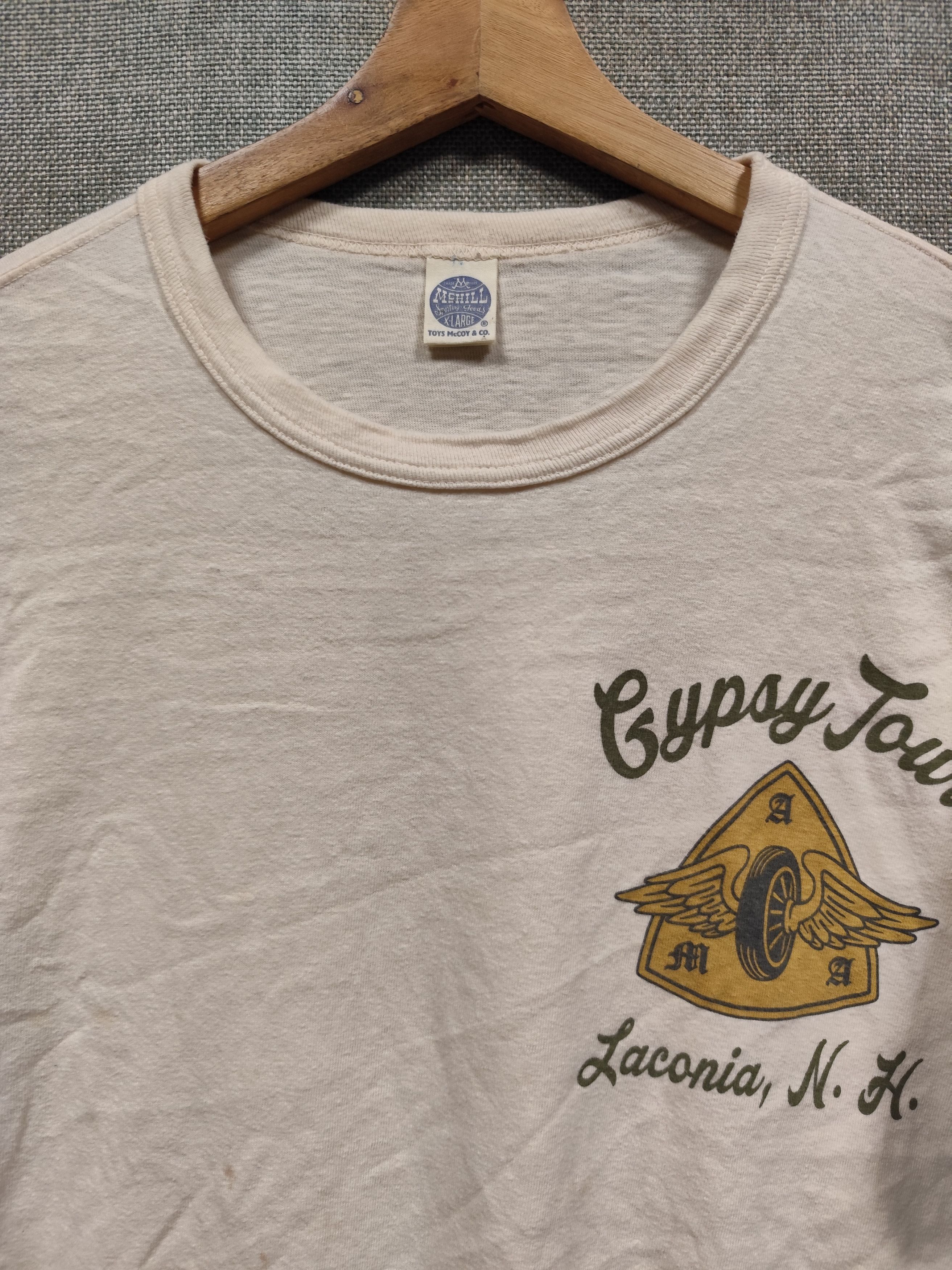 Japanese Brand × TOYS McCOY Toys Mccoys New England Motorcycle Tee Size US L / EU 52-54 / 3 - 6 Thumbnail