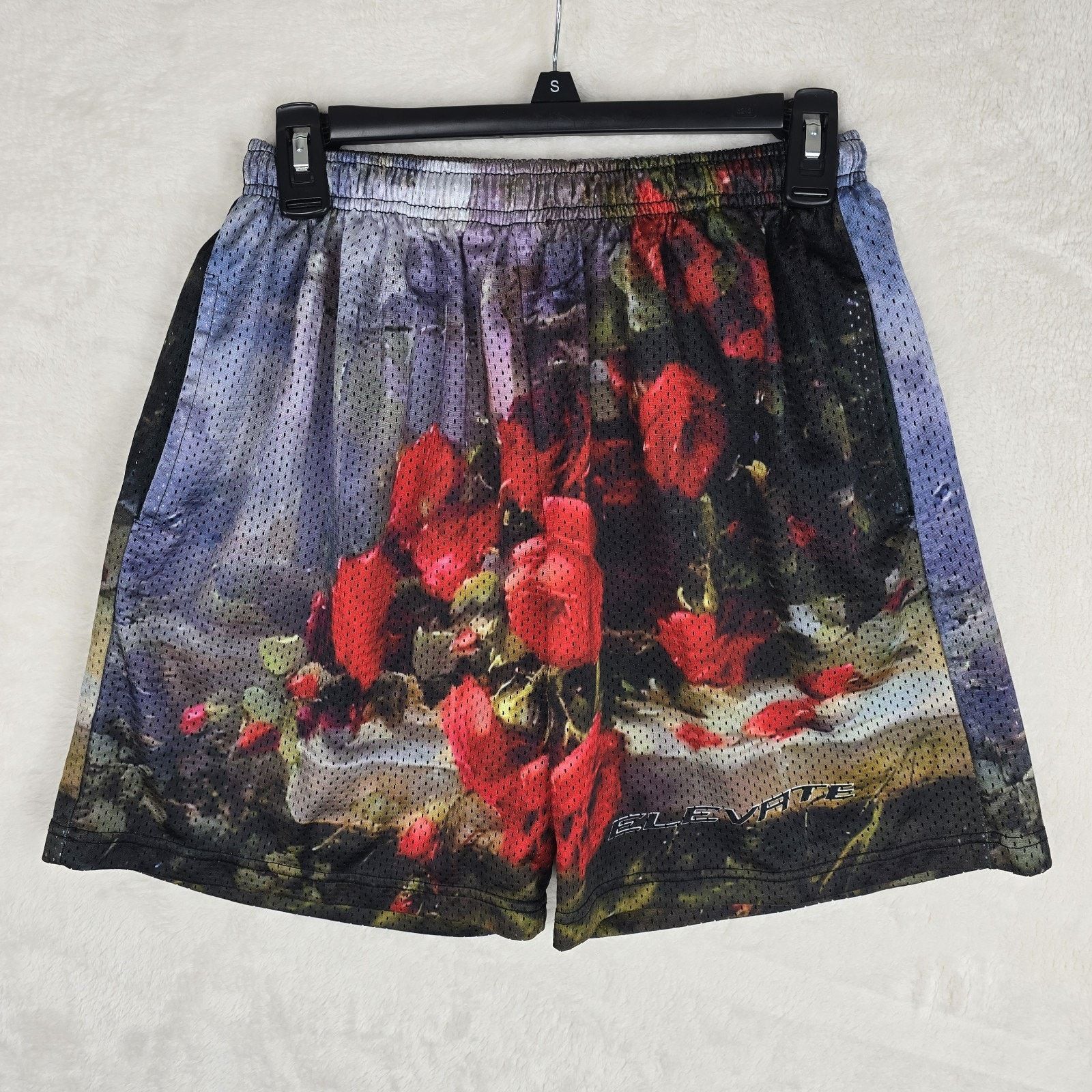 Other Elevate Rose AOP Basketball Mesh Shorts Size Medium Size US 26 / EU 42 - 2 Thumbnail