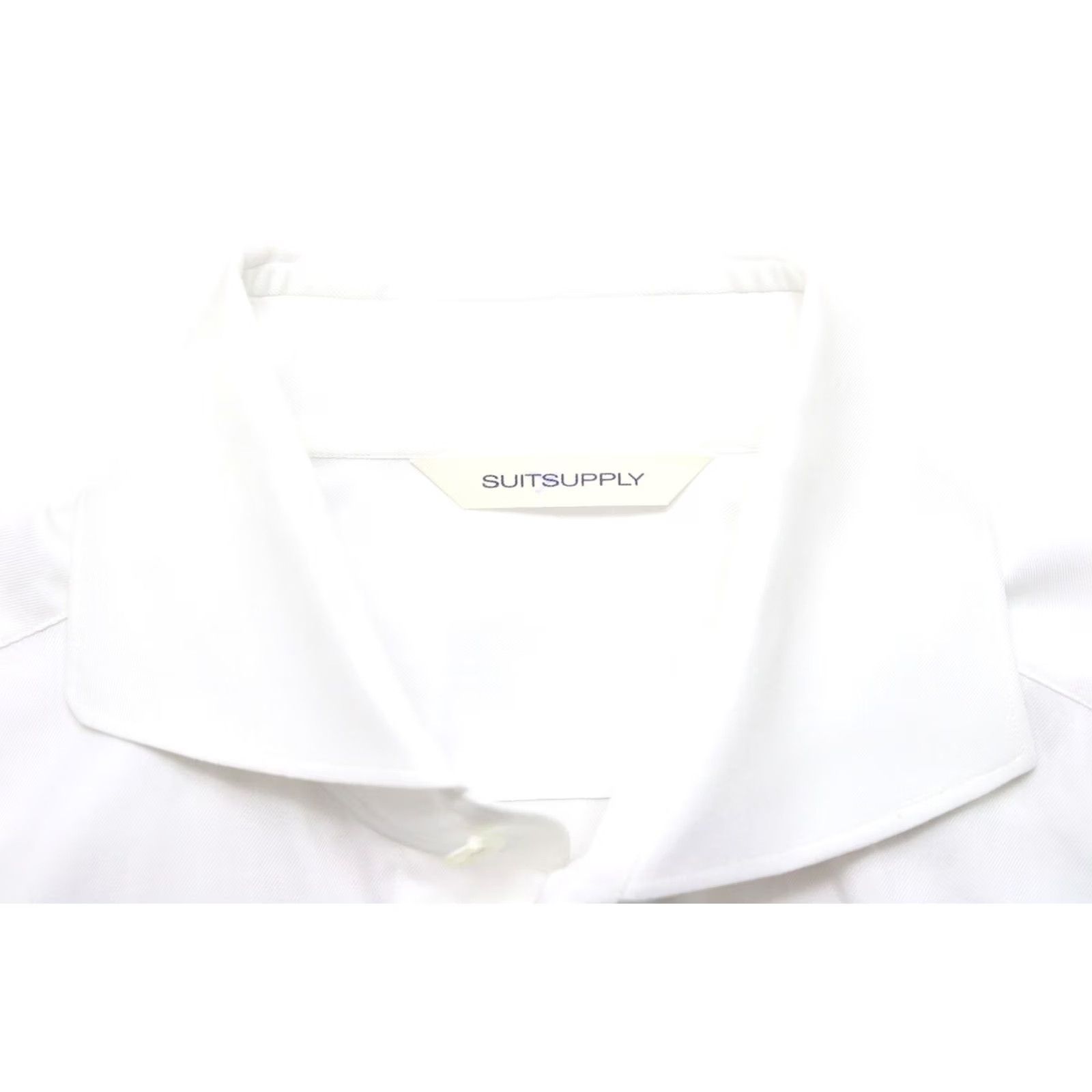Suitsupply Suitsupply Formal Shirt Men's SMALL Button Up Cutaway Collar Formal Shirt White Slim Cotton Dress Shirt Mens Size 36R - 4 Thumbnail