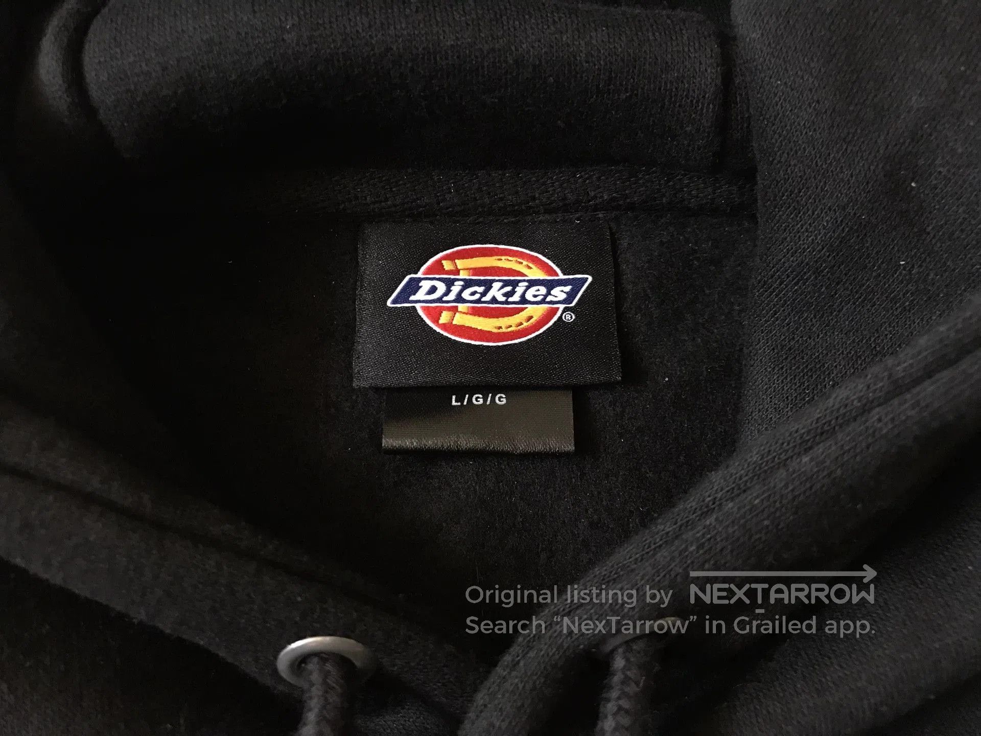 Dickies Dickies Black Hooded Pullover Sweatshirt. Size US L / EU 52-54 / 3 - 5 Thumbnail