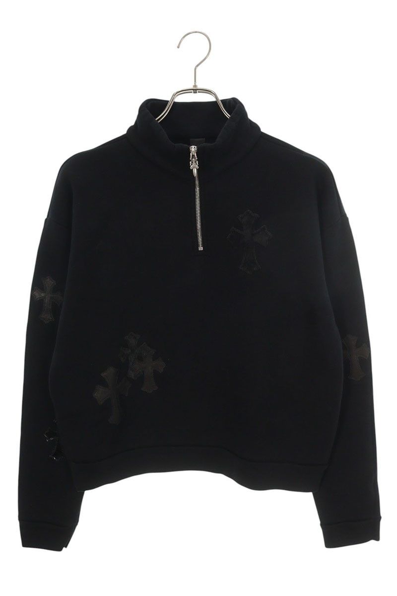 Chrome Hearts Chrome Hearts GRP Y NOT Leather Patchwork Zip-Up