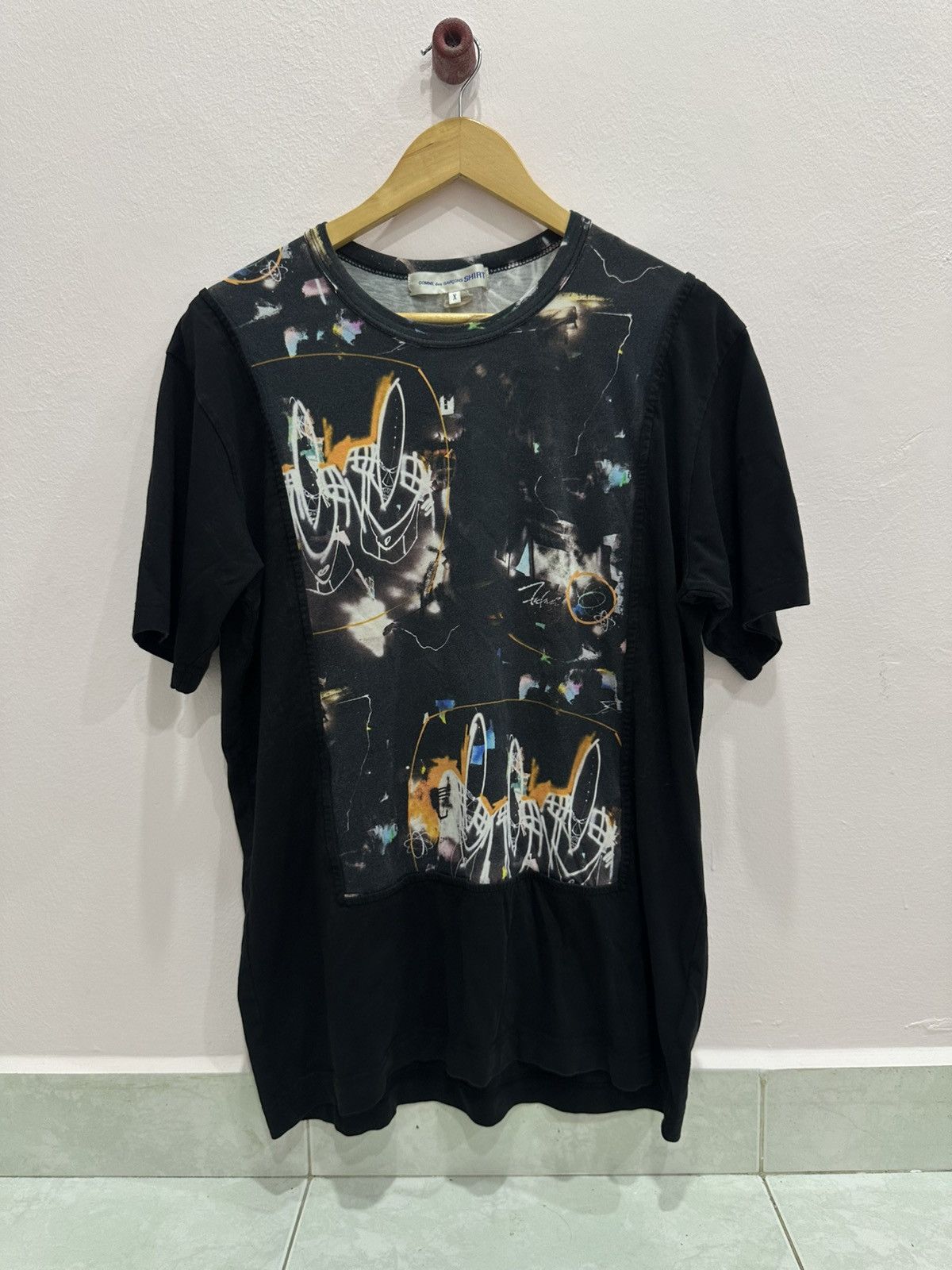 Comme des Garcons SHIRT Comme des Garcons Shirt 2000 été Fish tee 