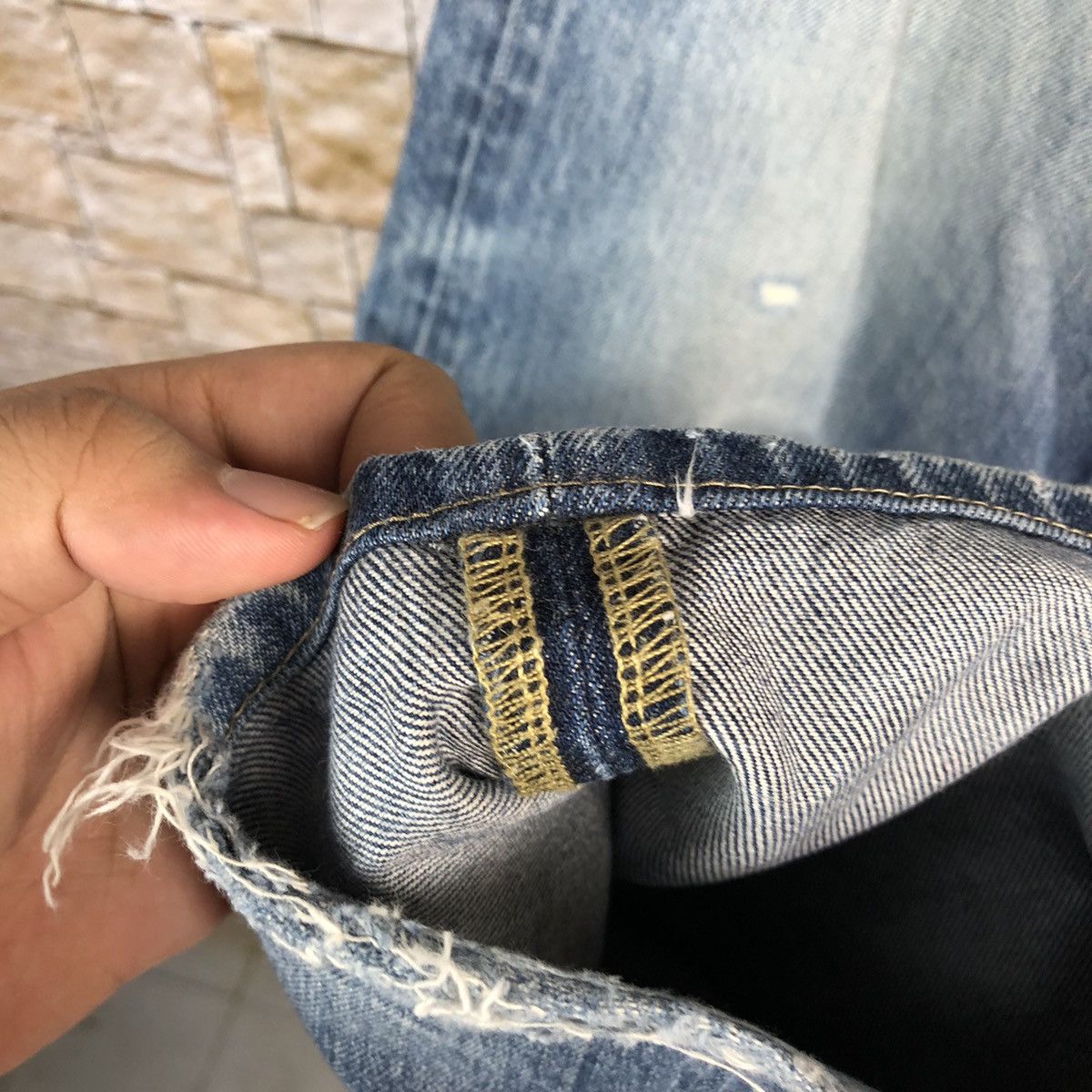 Uniqlo Uniqlo vintage Jeans faded Blue Denim Pants #7578 Size US 32 / EU 48 - 11 Thumbnail
