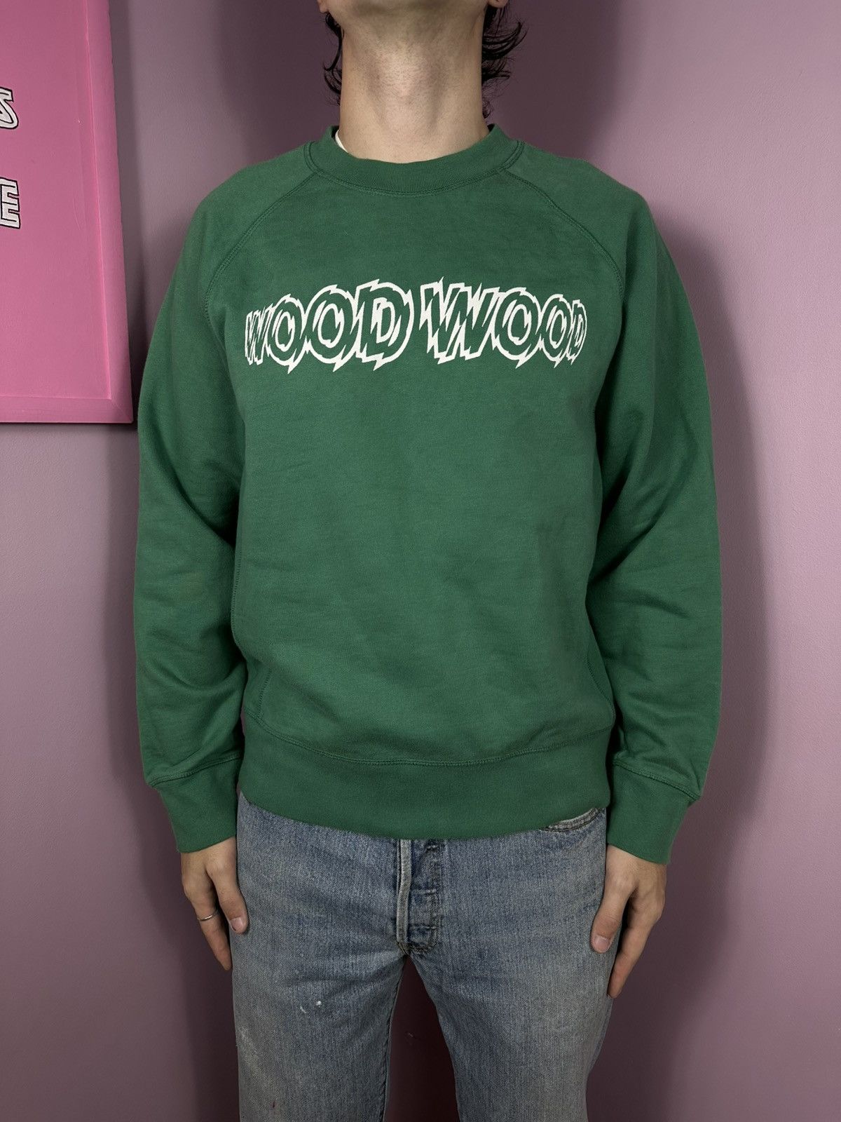 Wood Wood Wood Wood Hester Organic Cotton Sweatshirt Crewneck Logo Size US M / EU 48-50 / 2 - 2 Thumbnail