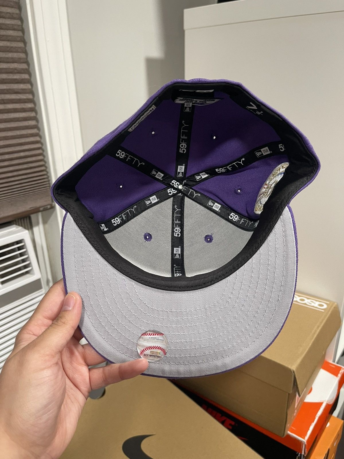 New Era New Era New York Yankees Fitted Size 7 1/8 Size ONE SIZE - 3 Thumbnail