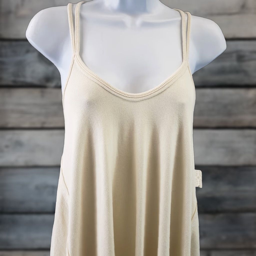 Vintage We The Free Womens Tank Top M Ivory Viscose Blend Sz Medium Rock Your World Size M / US 6-8 / IT 42-44 - 1 Thumbnail
