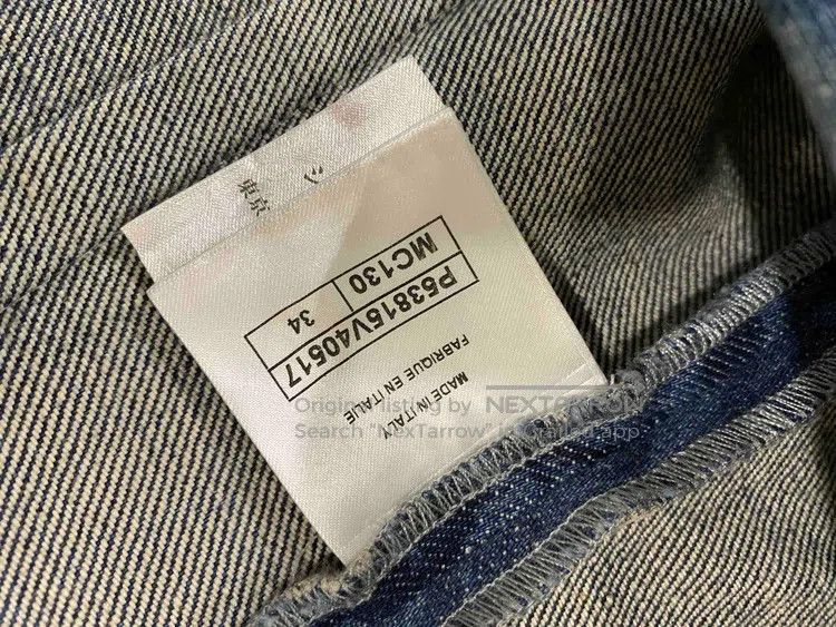 Chanel Chanel 16-year-old blue denim printed jacket Size XXS / US 00 / IT 34 - 8 Thumbnail