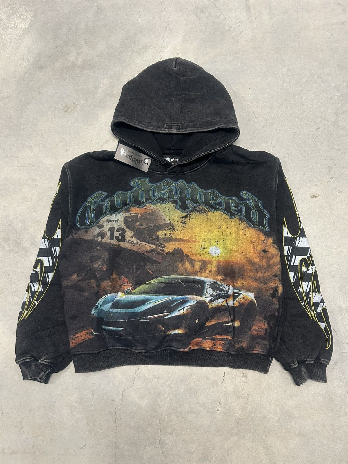 Godspeed Godspeed Sunset Drift Black Pullover Hoodie Brand New Size US S / EU 44-46 / 1 - 1 Thumbnail