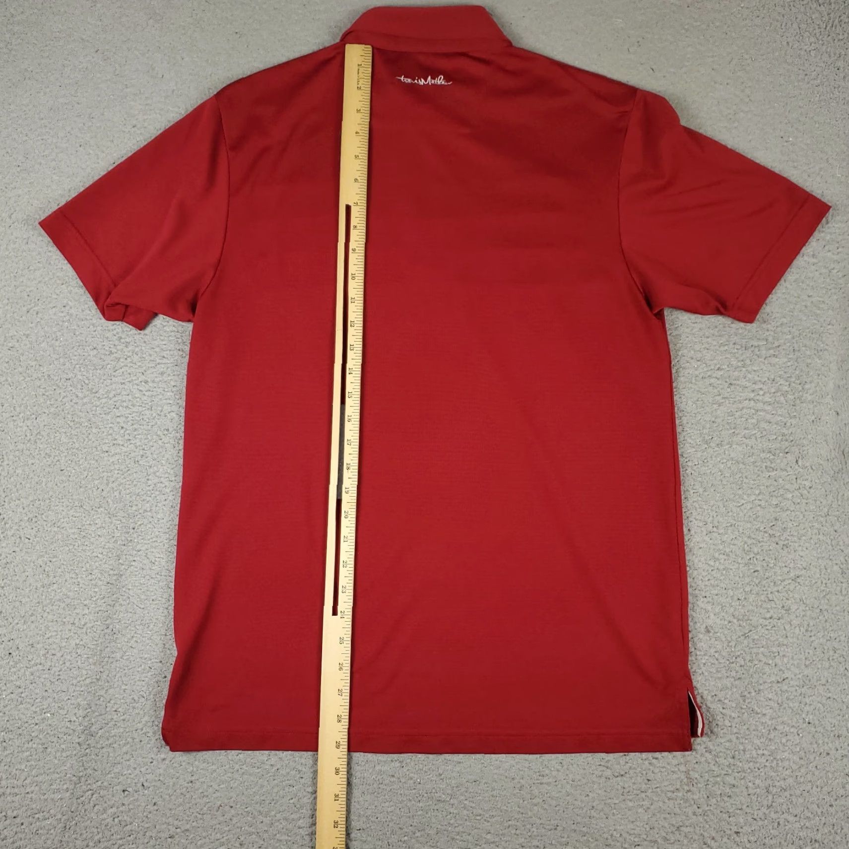 TravisMathew Travis Mathew Polo Shirt Mens Size M Red Polyester Golf Short Sleeve Size US M / EU 48-50 / 2 - 3 Thumbnail