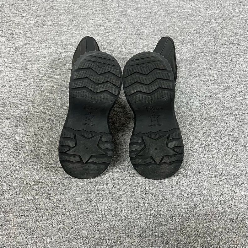 Dior Dior Black Motorcycle Boots with Unique Buckles-2506 Size US 5.5 / IT 35.5 - 5 Thumbnail