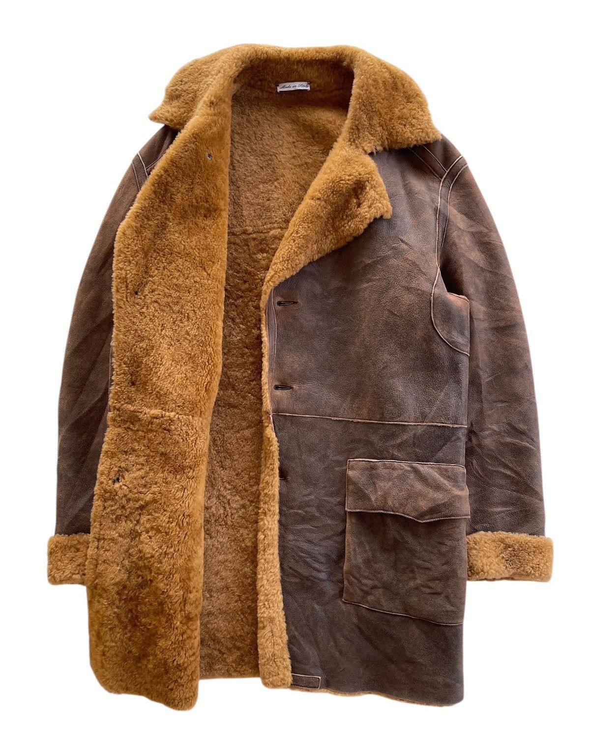 Vintage Opifix Sheepskin Shearling Jacket Size US M / EU 48-50 / 2 - 3 Thumbnail