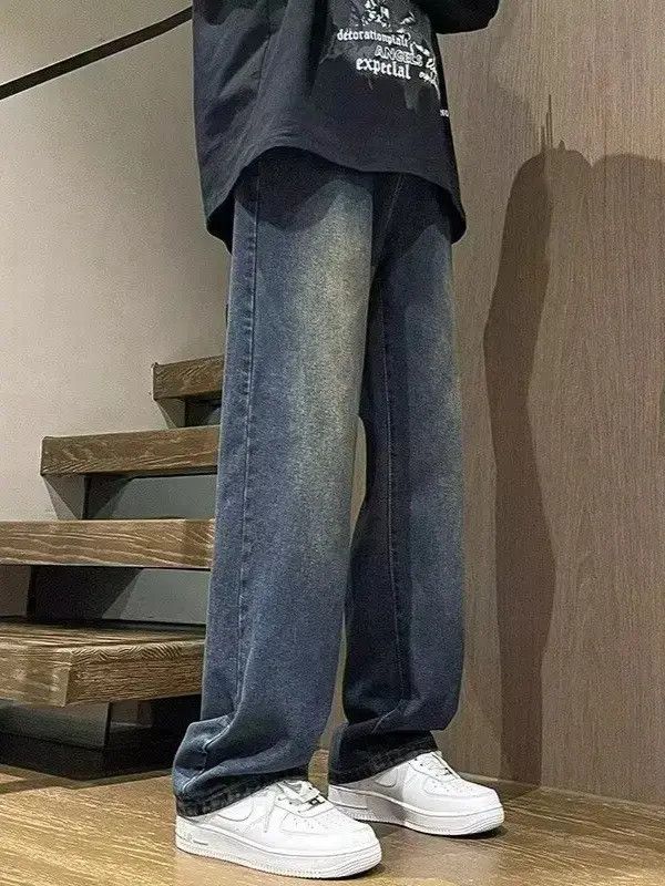 Japanese Brand Retro loose casual straight leg jeans Size US 32 / EU 48 - 1 Thumbnail