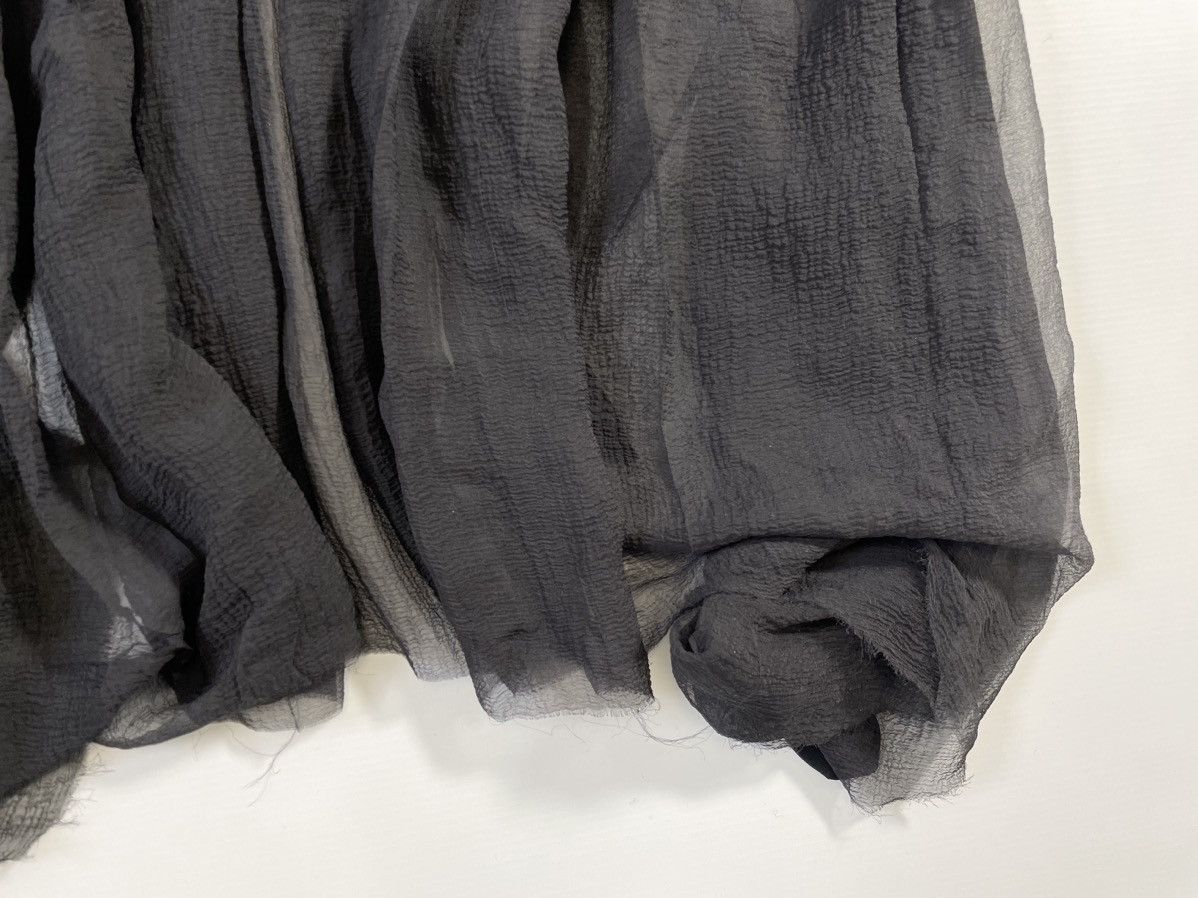 Maison Margiela A/W 04 Black Silk Voile Gown Size M / US 6-8 / IT 42-44 - 18 Thumbnail