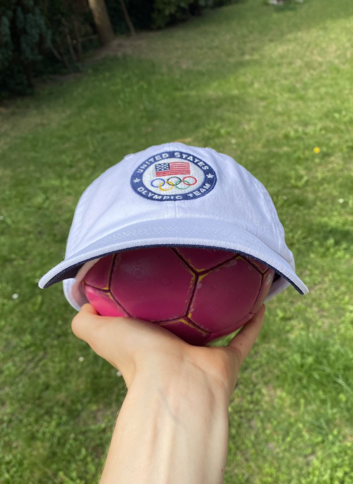 Polo Ralph Lauren × Vintage Vintage Polo Ralph Lauren USA Olympic Team Cap Hat Size ONE SIZE - 4 Thumbnail