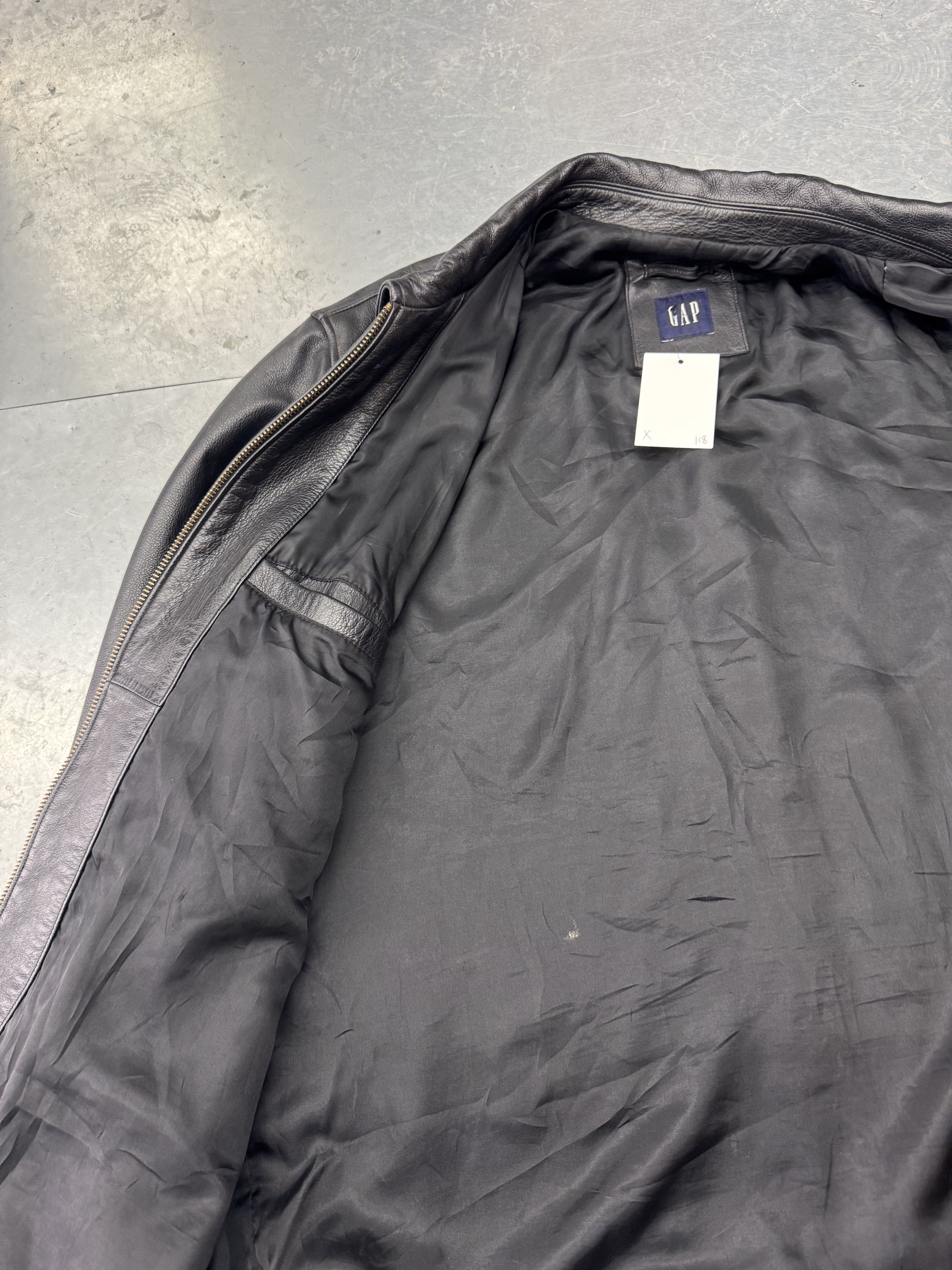 Gap Vintage Leather Jacket Size US XL / EU 56 / 4 - 4 Thumbnail