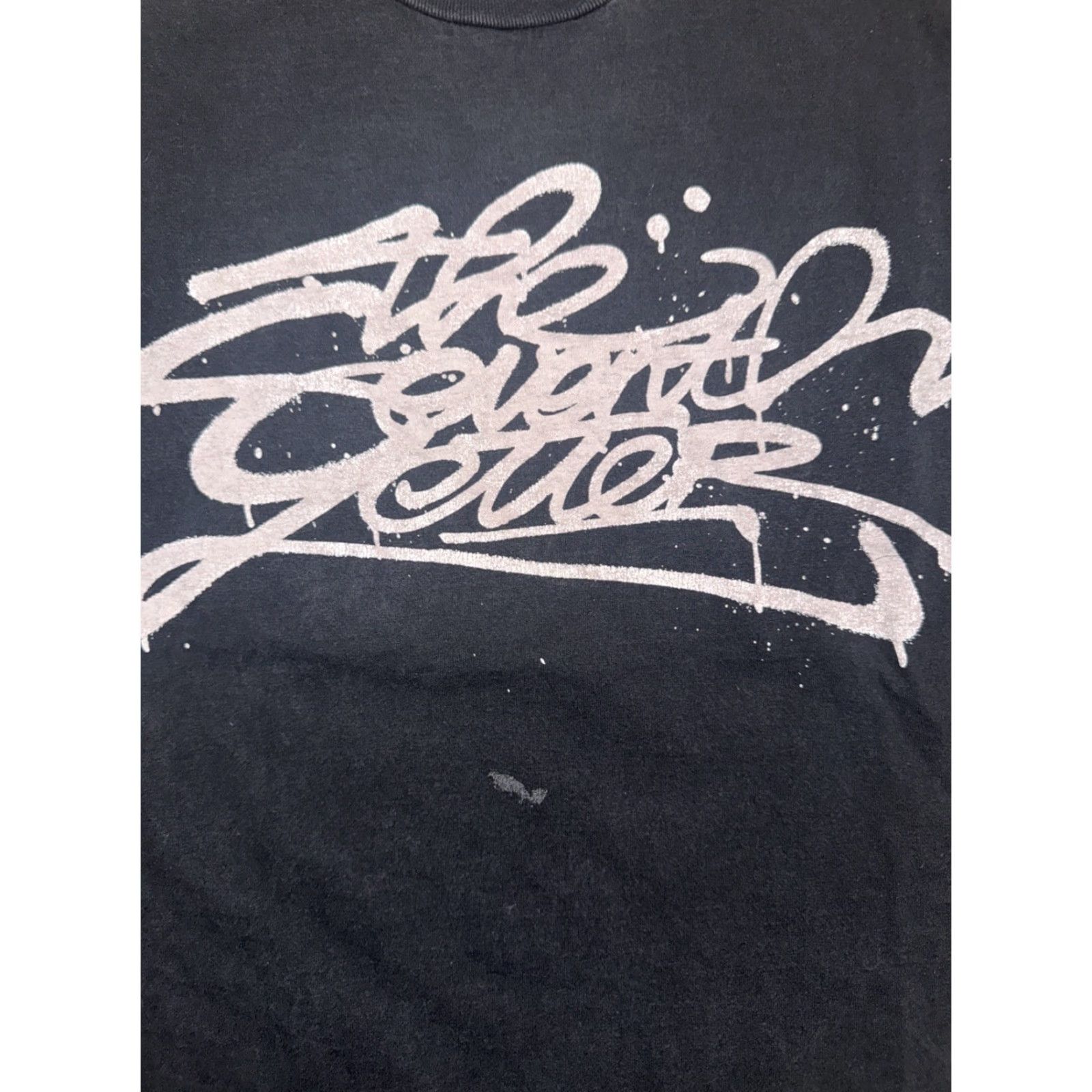 Vintage VINTAGE Seven Letter Graffiti Logo Graphic T-Shirt Black Small 19x26 Streetwear Tee Mens Shirt Size US S / EU 44-46 / 1 - 2 Thumbnail