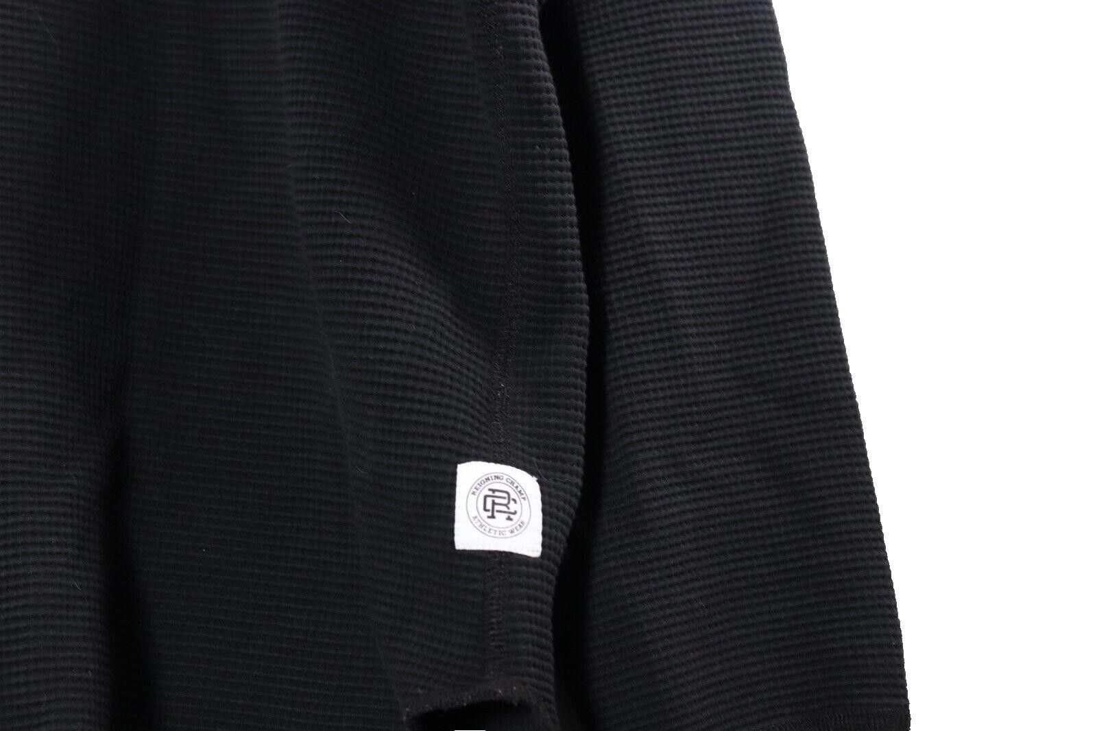 Reigning Champ Reigning Champ Women Small Black Flatback Thermal Shirt Top Size S / US 4 / IT 40 - 10 Thumbnail