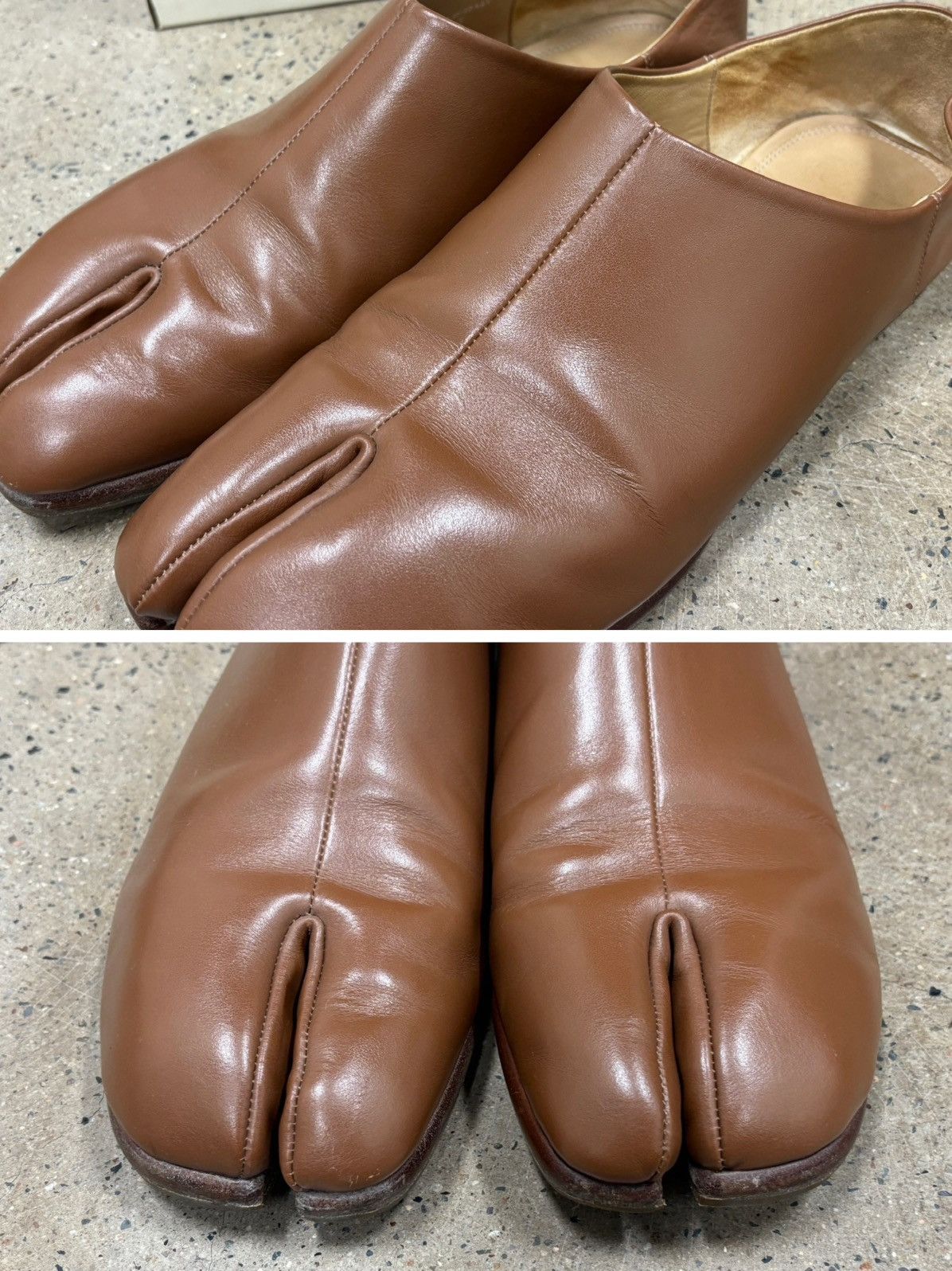 Maison Margiela Maison Margiela Tabi Leather Shoes Size US 10 / EU 43 - 5 Thumbnail