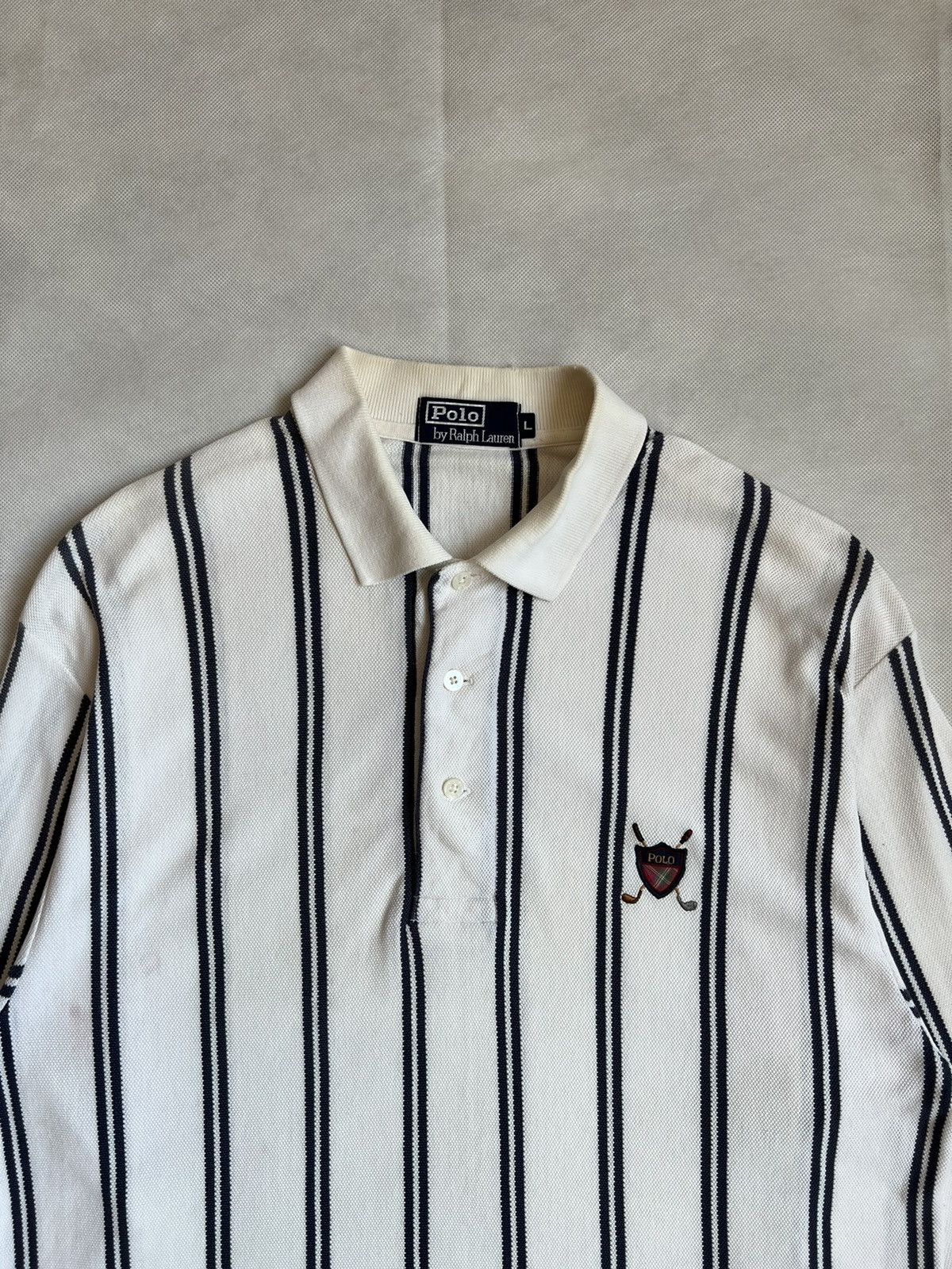 Polo Ralph Lauren × RLX Ralph Lauren Polo Ralph Lauren Golf Vertical Stripe Size US L / EU 52-54 / 3 - 4 Thumbnail