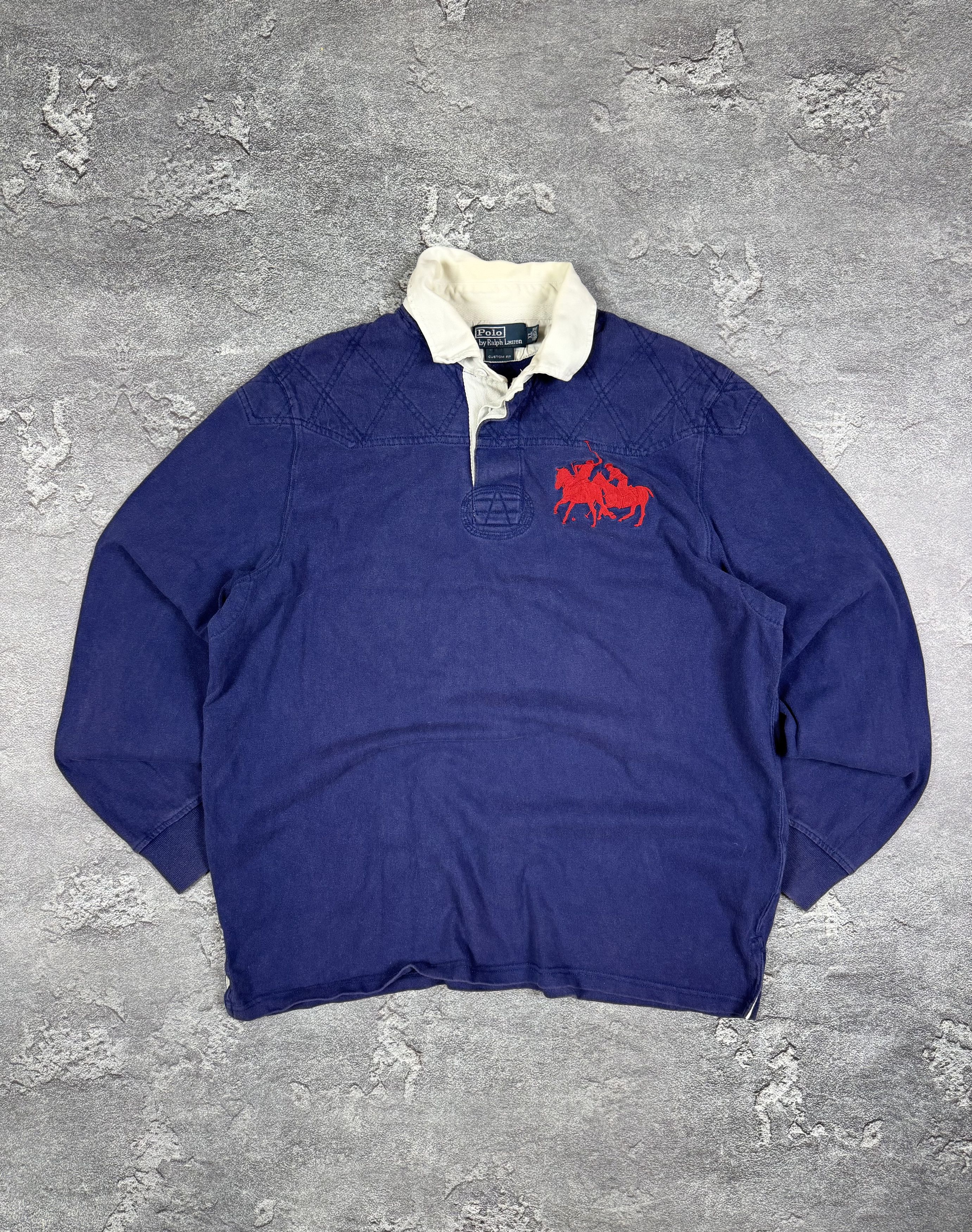 Polo Ralph Lauren Polo Ralph Lauren Rugby Shirt Long Sleeve Size L Streetwear Size US L / EU 52-54 / 3 - 1 Thumbnail