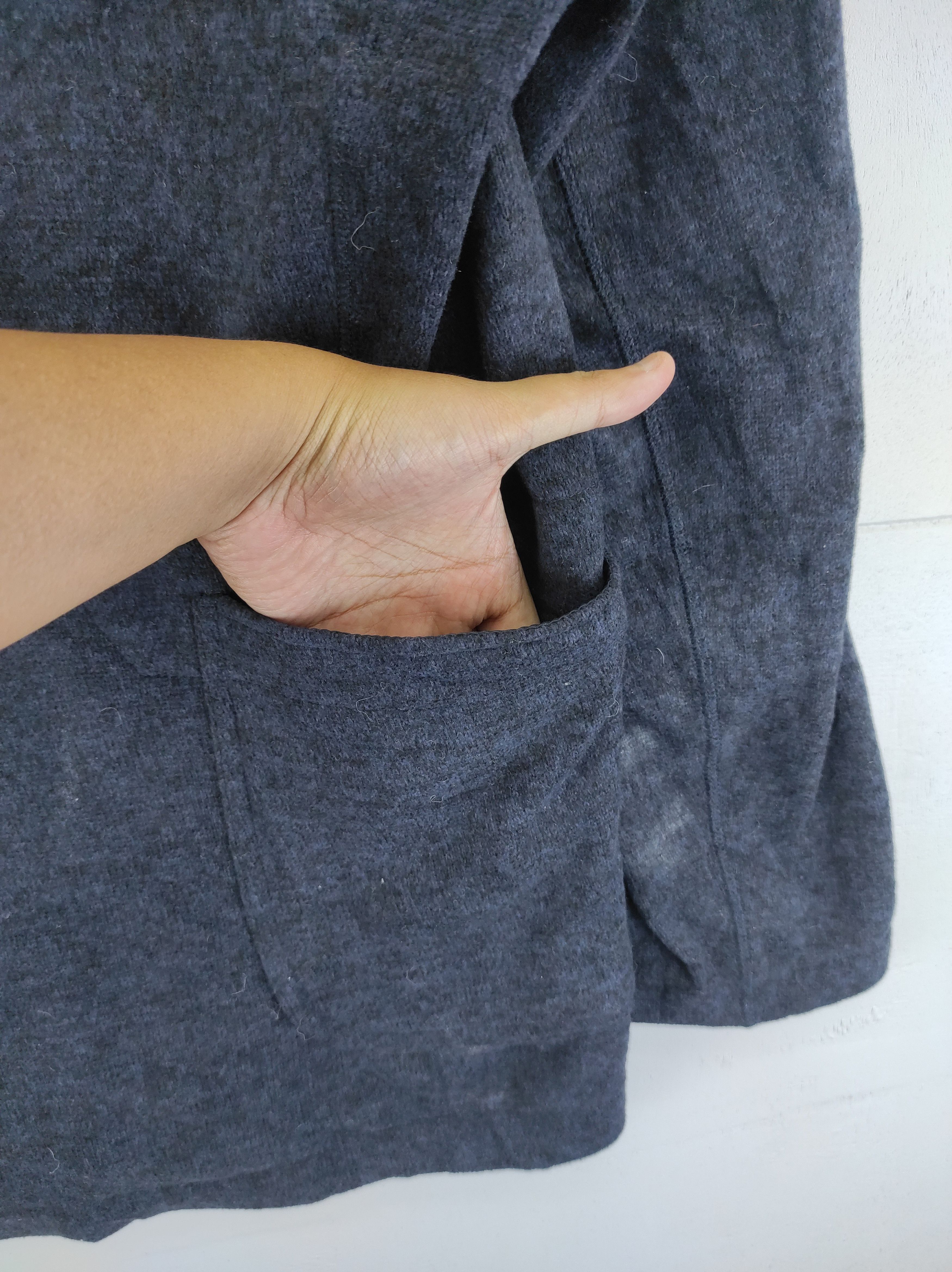 Engineered Garments × Japanese Brand × Uniqlo Uniqlo X Engineered Garments Shawl Collar Fleece Jacket Size US L / EU 52-54 / 3 - 9 Thumbnail