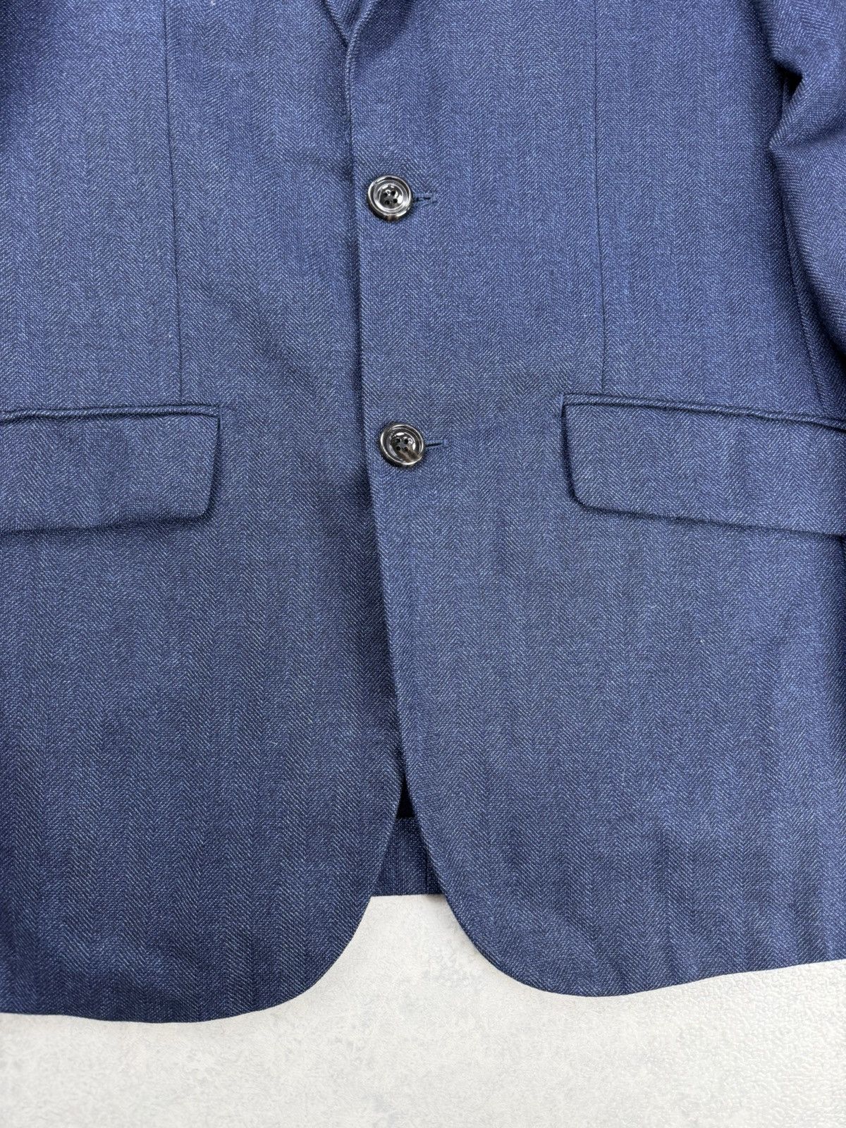 Hardy Amies Hardy Amies Wool Blazer Navy Size 46R Size 36R - 4 Thumbnail