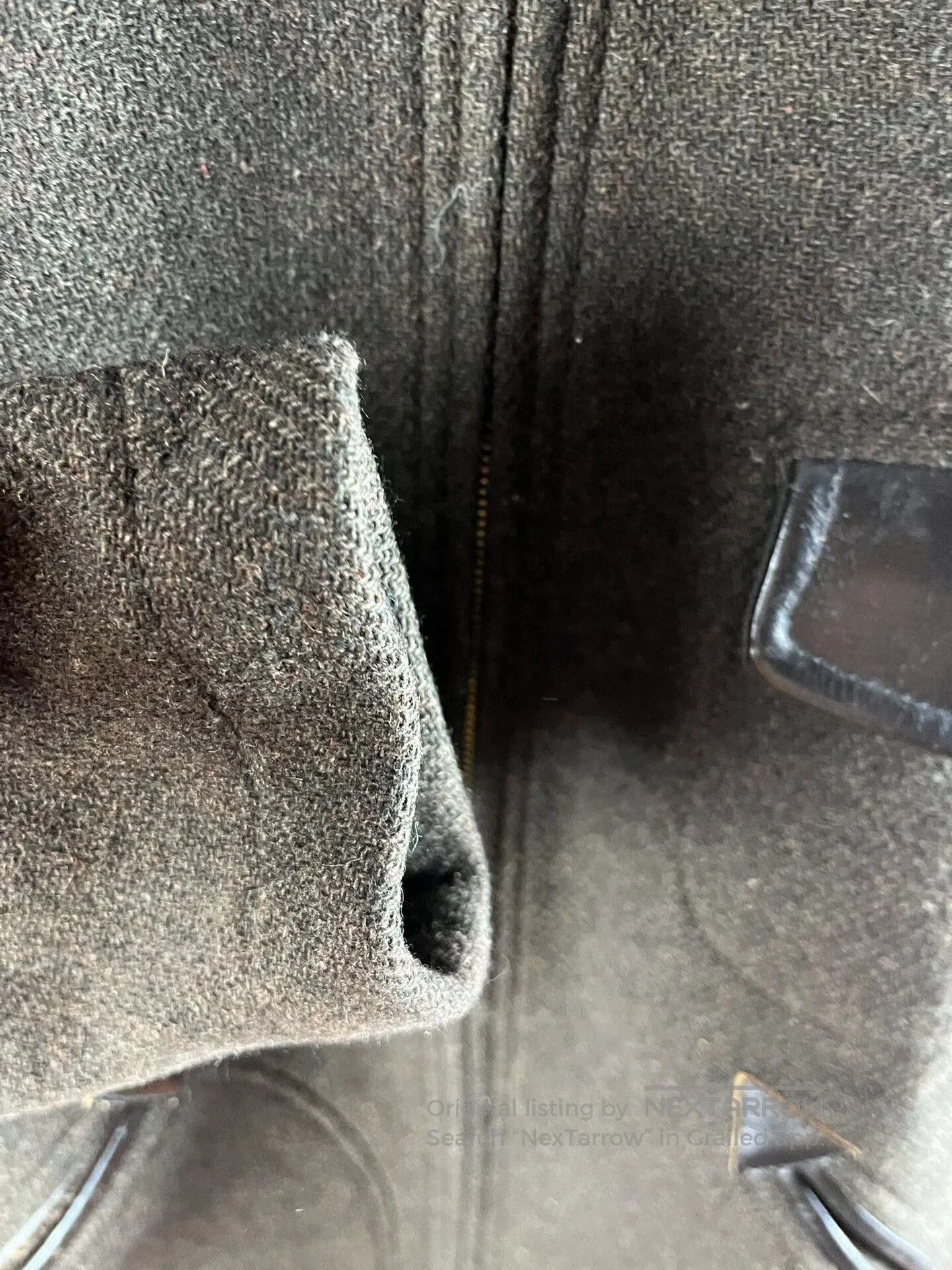 Japanese Brand Cootie Wool Coat with Leather Details. Size US M / EU 48-50 / 2 - 6 Thumbnail