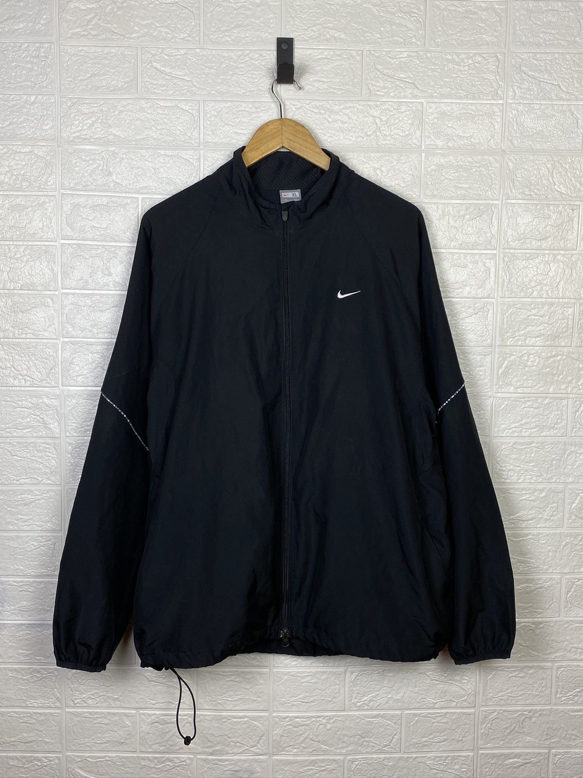 Nike × Vintage Nike Windbreaker Jacket - Black Size XL Size US XL / EU 56 / 4 - 1 Thumbnail