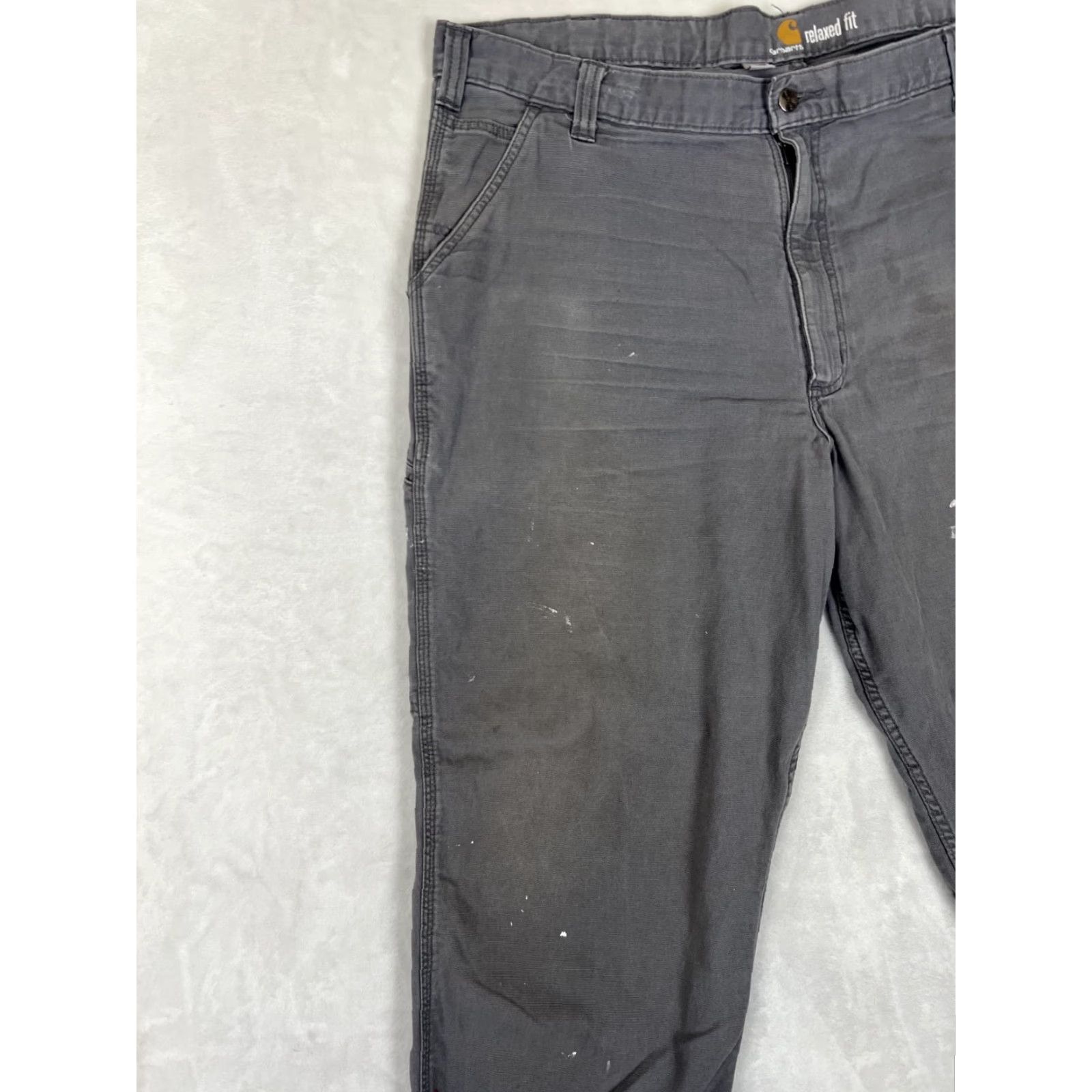 Carhartt Carhartt Pants Gray 32x32 Relaxed Fit Carpenter Workwear 5-Pocket Grunge Rugged Flex Mens Size US 32 / EU 48 - 4 Thumbnail