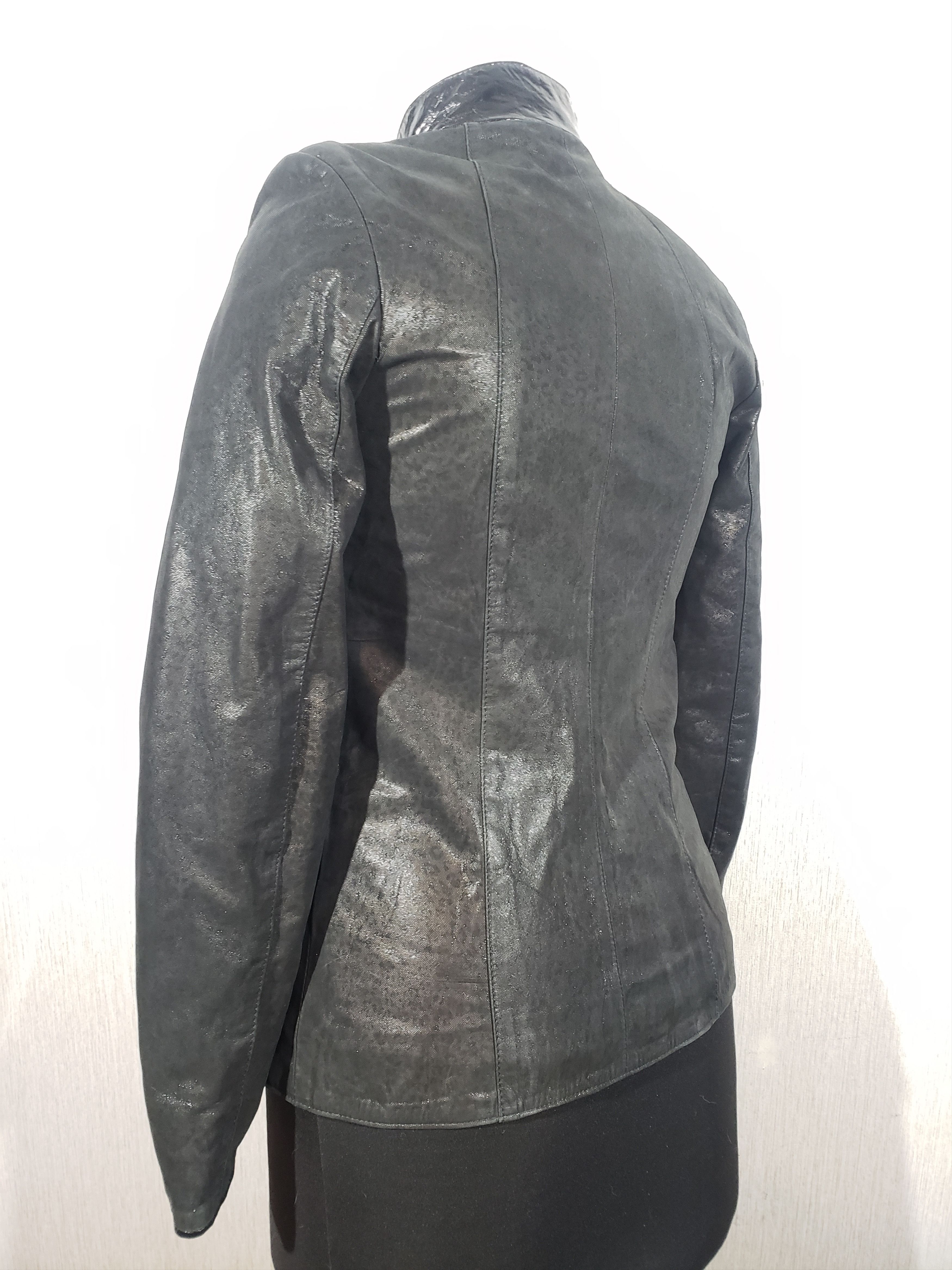 Other Stylish women's leather jacket with buttons. Size M / US 6-8 / IT 42-44 - 5 Thumbnail