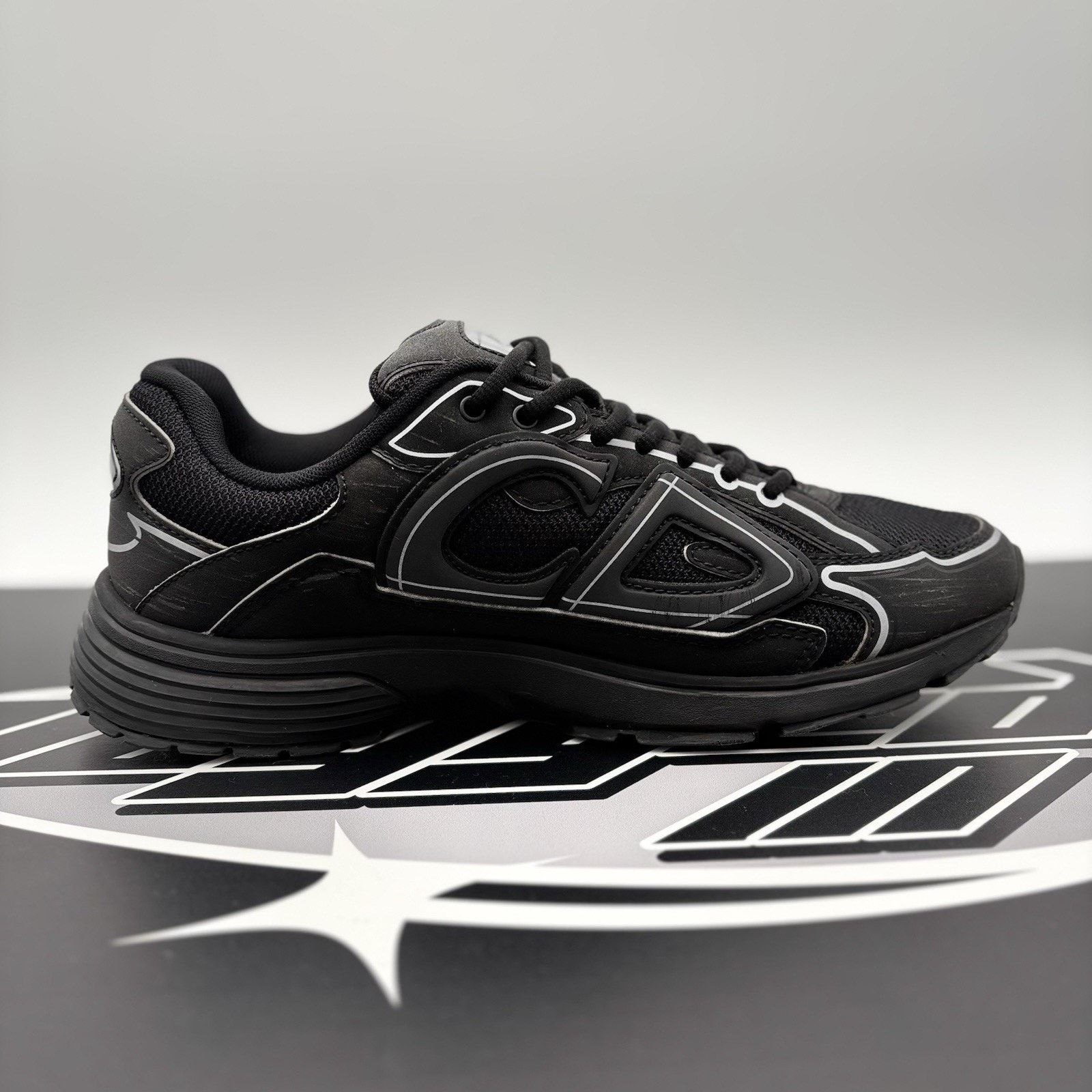 Dior Dior B30 Reflective Sneaker ' Black ' | GOOD CONDITION! Size US 8 / EU 41 - 13 Thumbnail