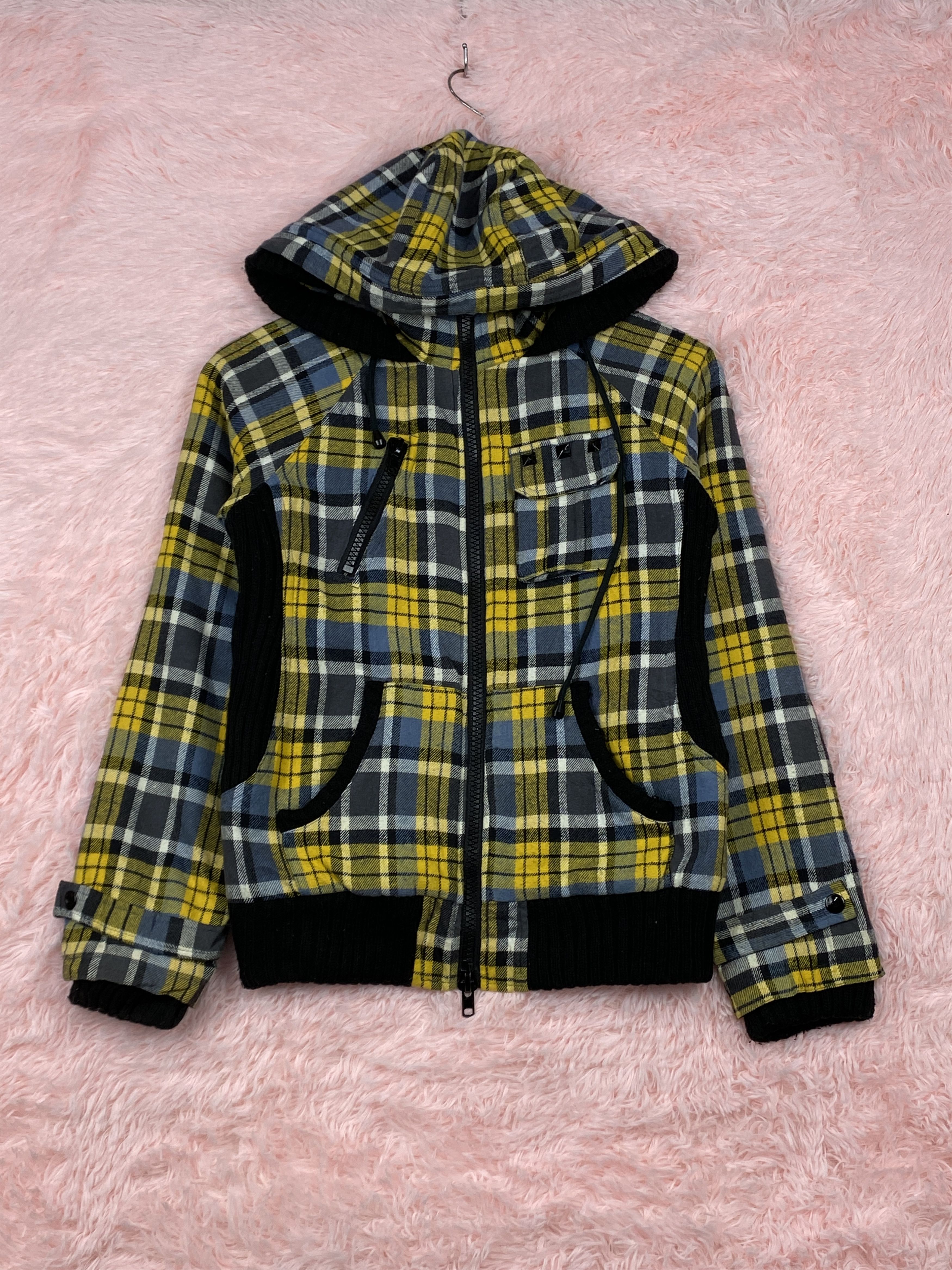 Japanese Brand Vintage Locstyle Hoodie Flannel Jacket J1745 Size S / US 4 / IT 40 - 1 Thumbnail