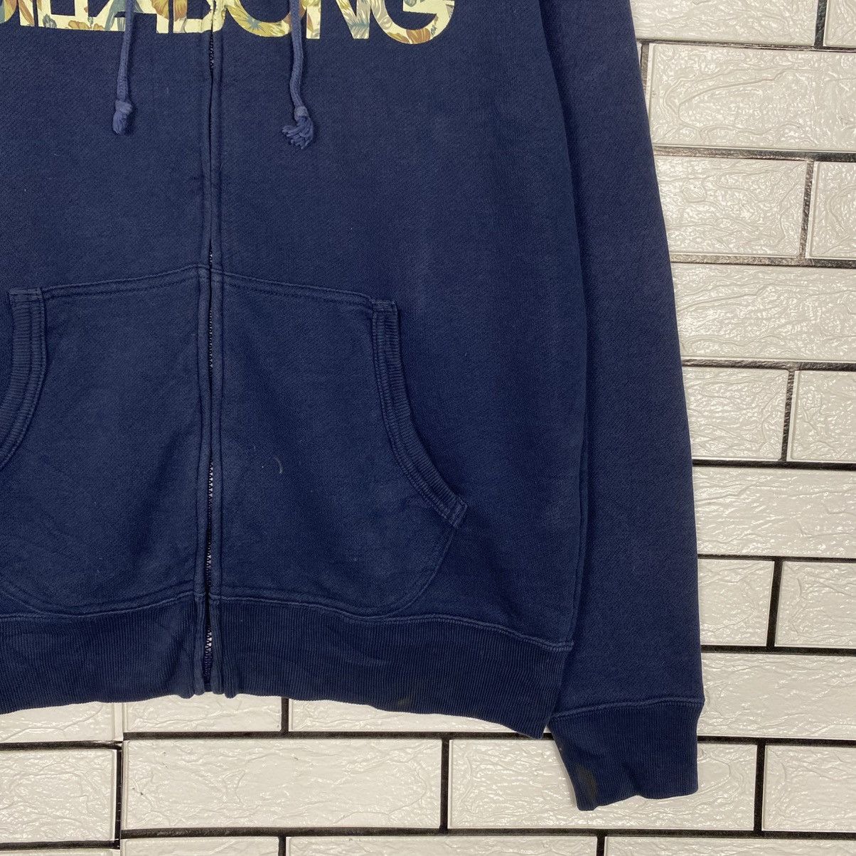 Japanese Brand 📌Vintage Zipper Hoodie Billabong Big Logo Size US M / EU 48-50 / 2 - 6 Thumbnail