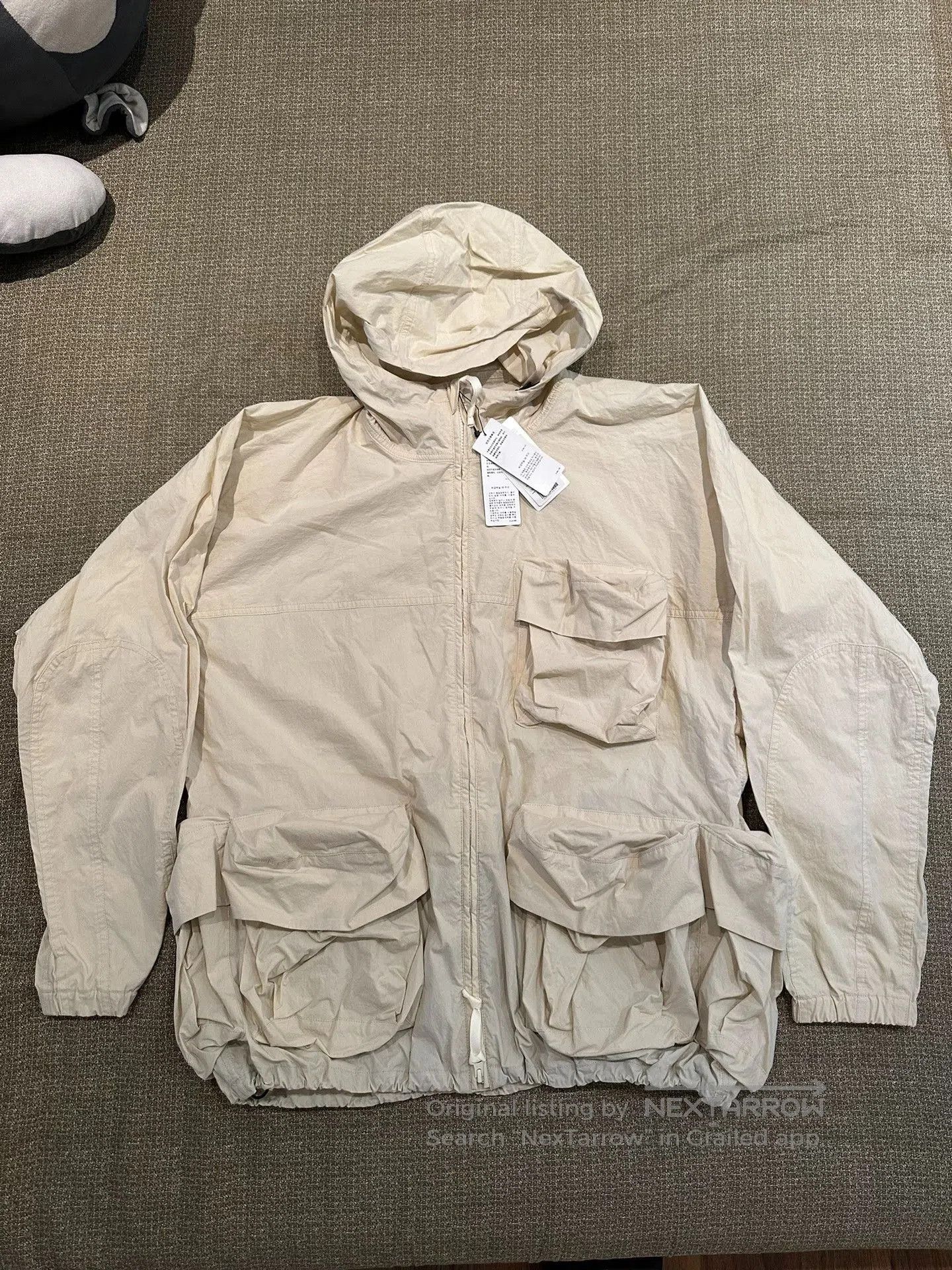 Snow Peak snow peak indigo hooded windbreaker jacket. Size US L / EU 52-54 / 3 - 3 Thumbnail