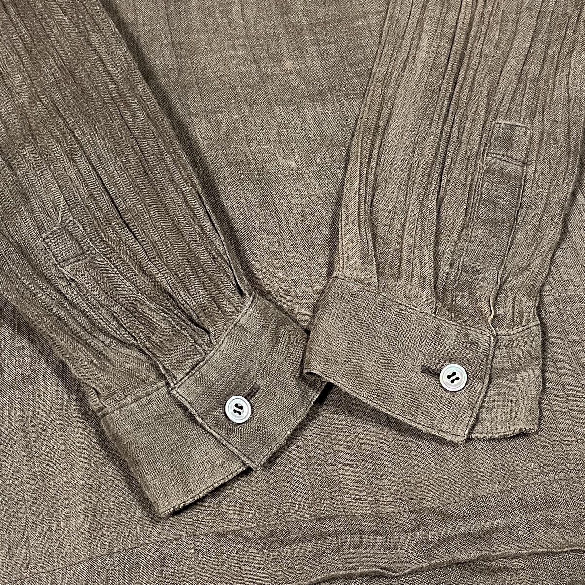 Issey Miyake Vintage 70s ISSEY MIYAKE PLEATS Shirt button Size US S / EU 44-46 / 1 - 9 Thumbnail