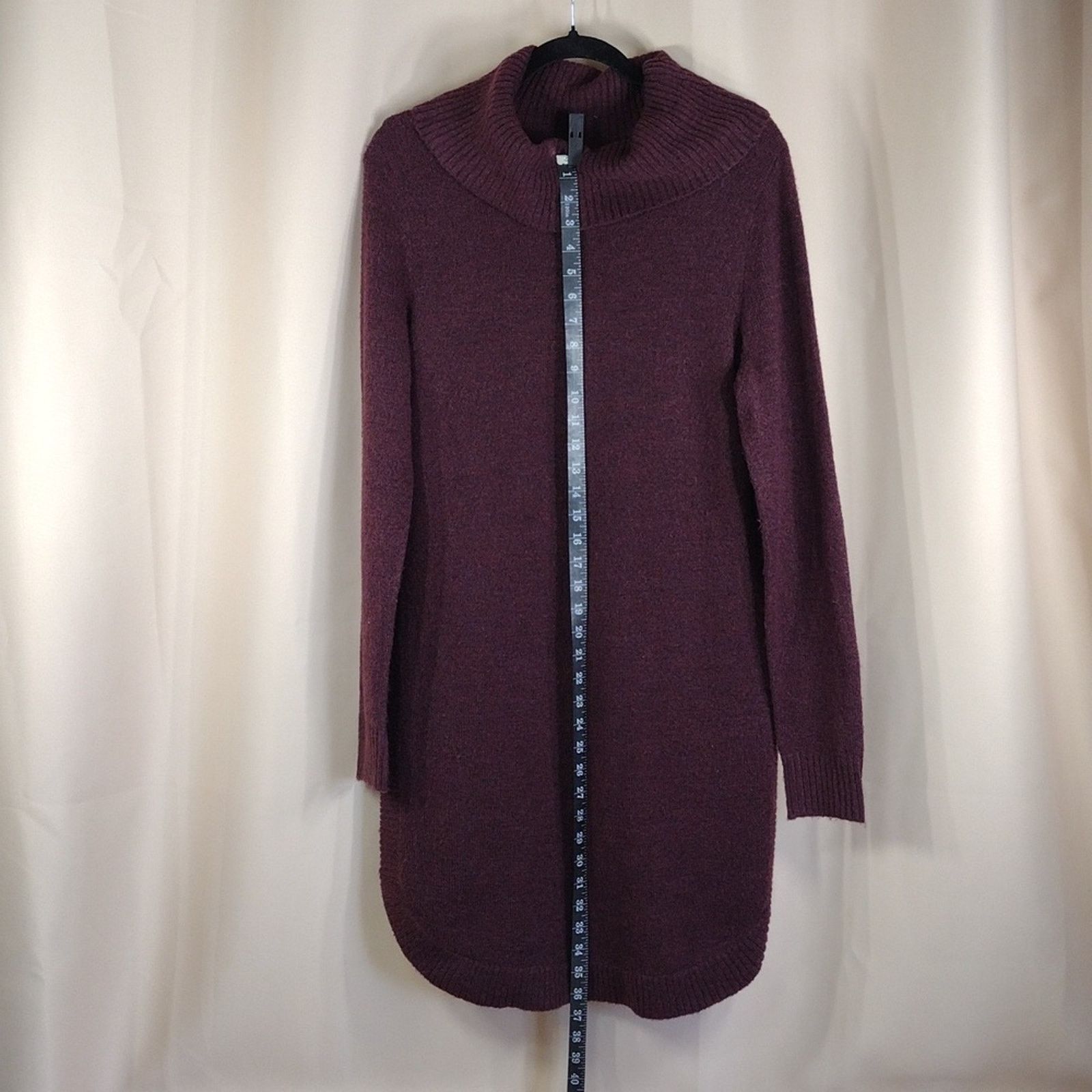 Other Marled RC Stretchy Women's Purple Long Sleeve Sweater Dress Size M / US 6-8 / IT 42-44 - 3 Thumbnail