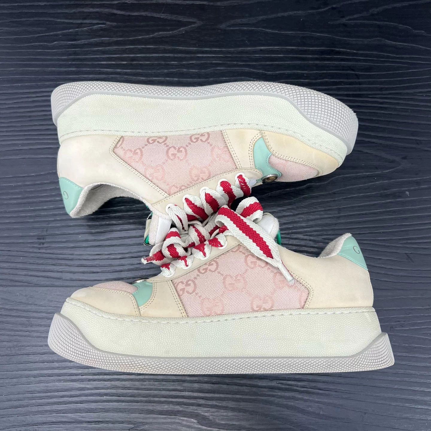 Gucci Gucci Rhyton Dirty Blush Cream 37.5 Size US 6.5 / IT 36.5 - 2 Thumbnail