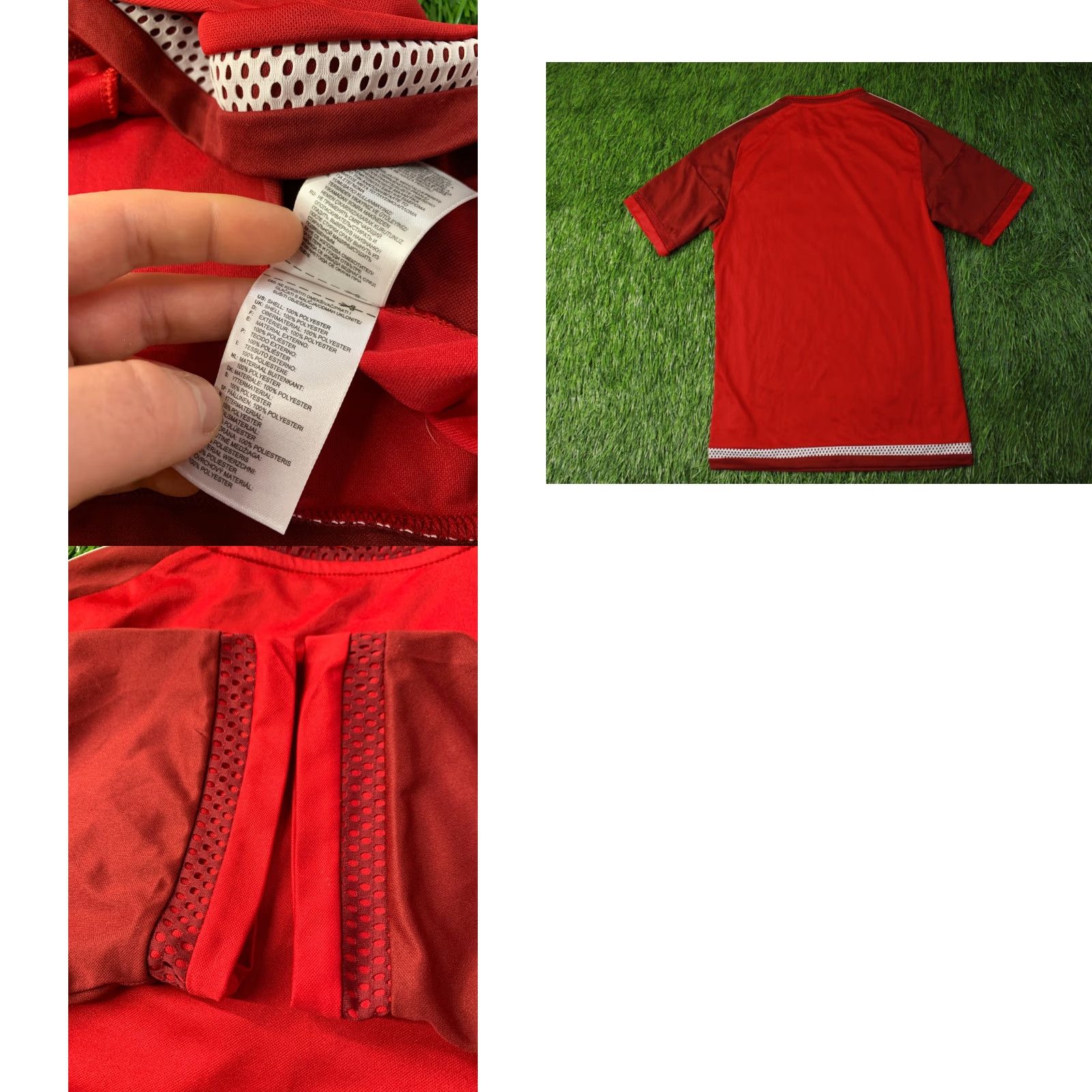 Adidas ADIDAS Campeon ADIZERO Football Shirt Mens S Red and White 2016 Adidas Performance Jersey Short Sleeve Crew Neck Sports Shirt Size US S / EU 44-46 / 1 - 8 Thumbnail