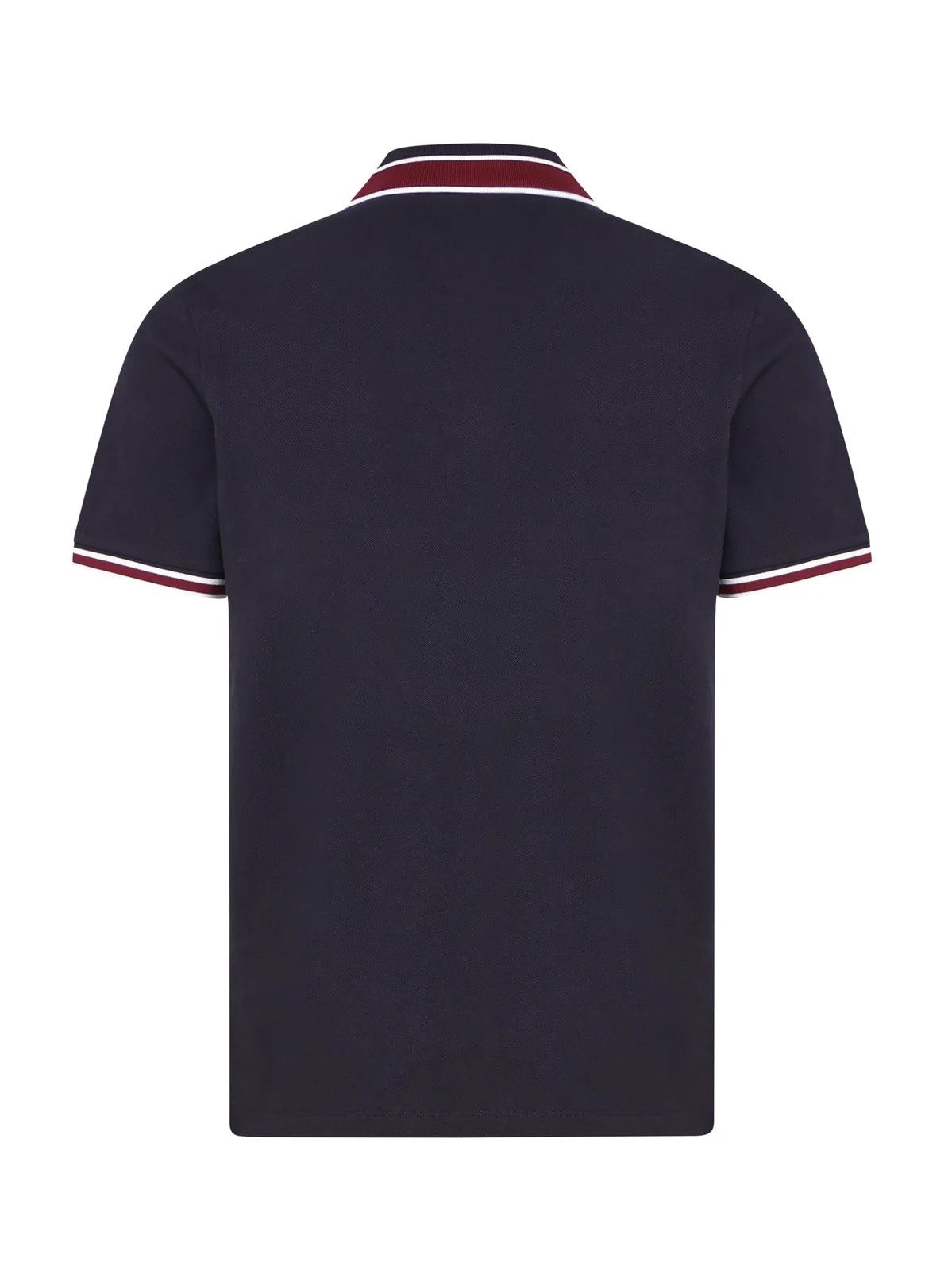 Moncler o1s22i1n1124 Striped Polo Shirt in Blue Size US S / EU 44-46 / 1 - 2 Thumbnail