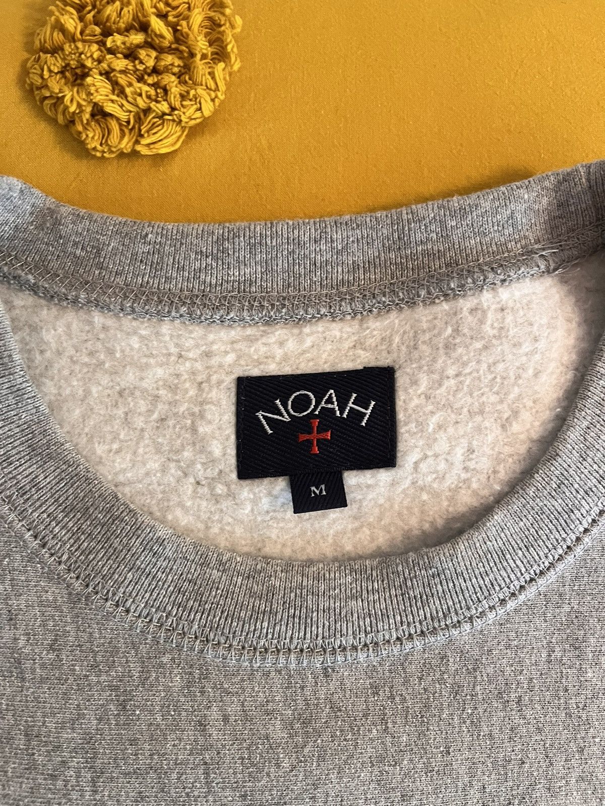 Noah Noah Appliqué Logo Pocket Crewneck Size US M / EU 48-50 / 2 - 3 Thumbnail
