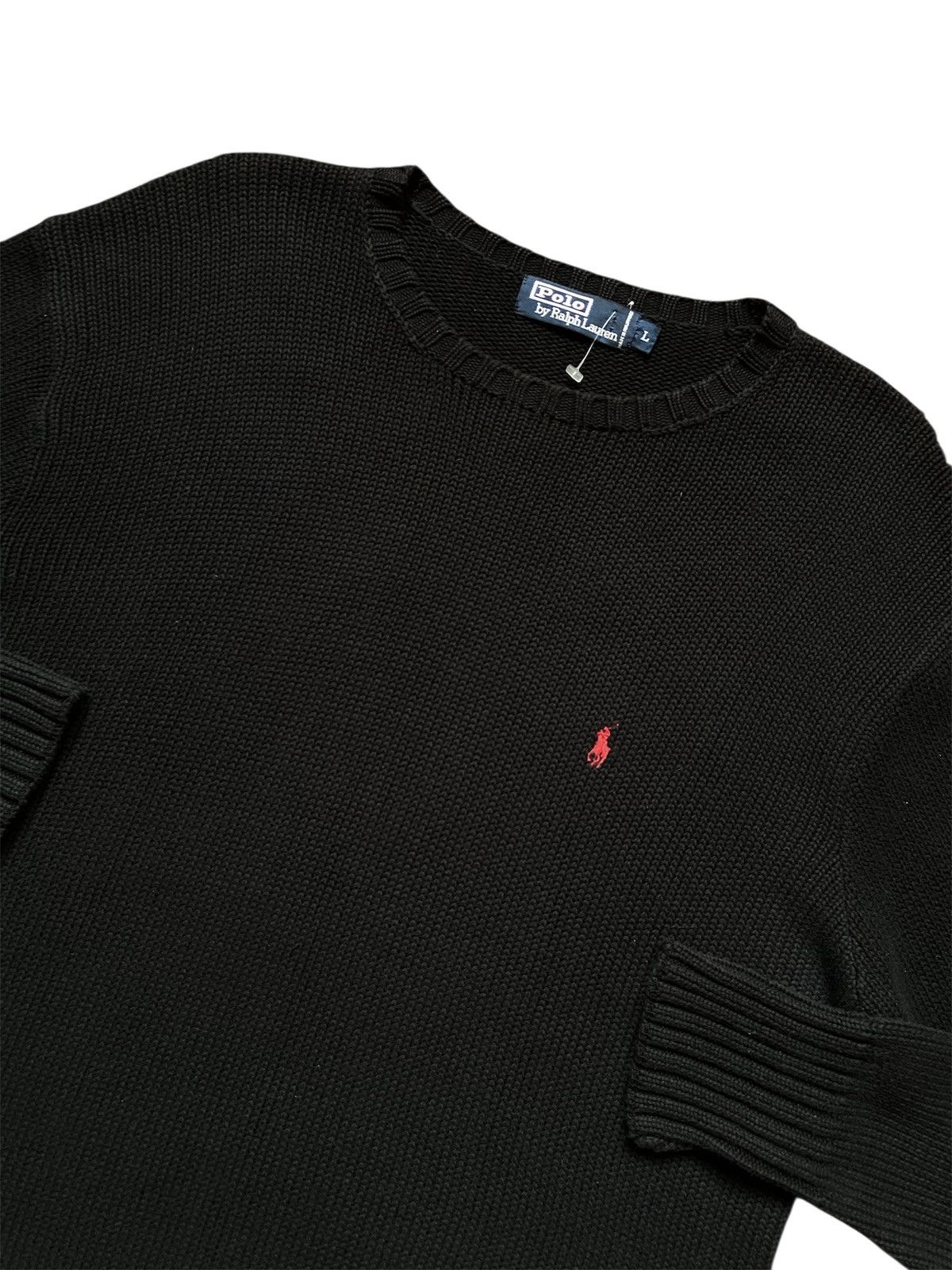 Polo Ralph Lauren × Ralph Lauren × Vintage Polo Ralph Lauren knit sweater 90s vintage Size US L / EU 52-54 / 3 - 3 Thumbnail