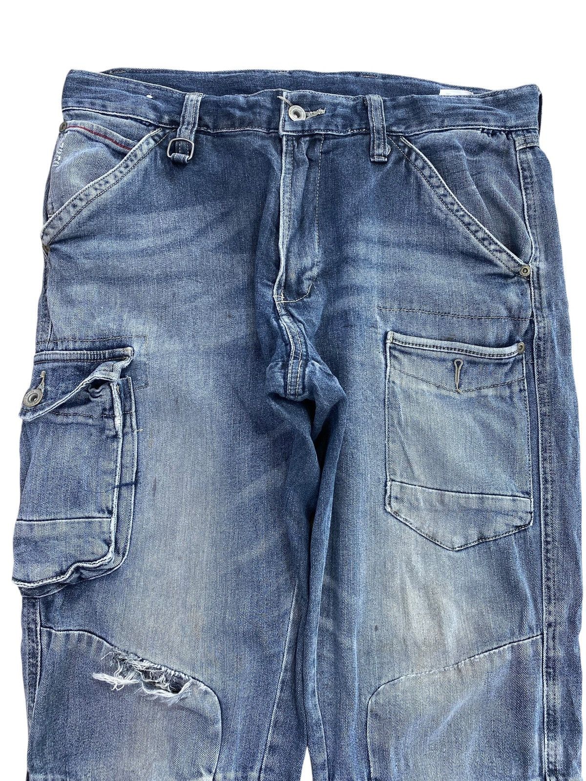Japanese Brand Japanese Brand Faded Blue Wash Style Jeans Size US 34 / EU 50 - 2 Thumbnail