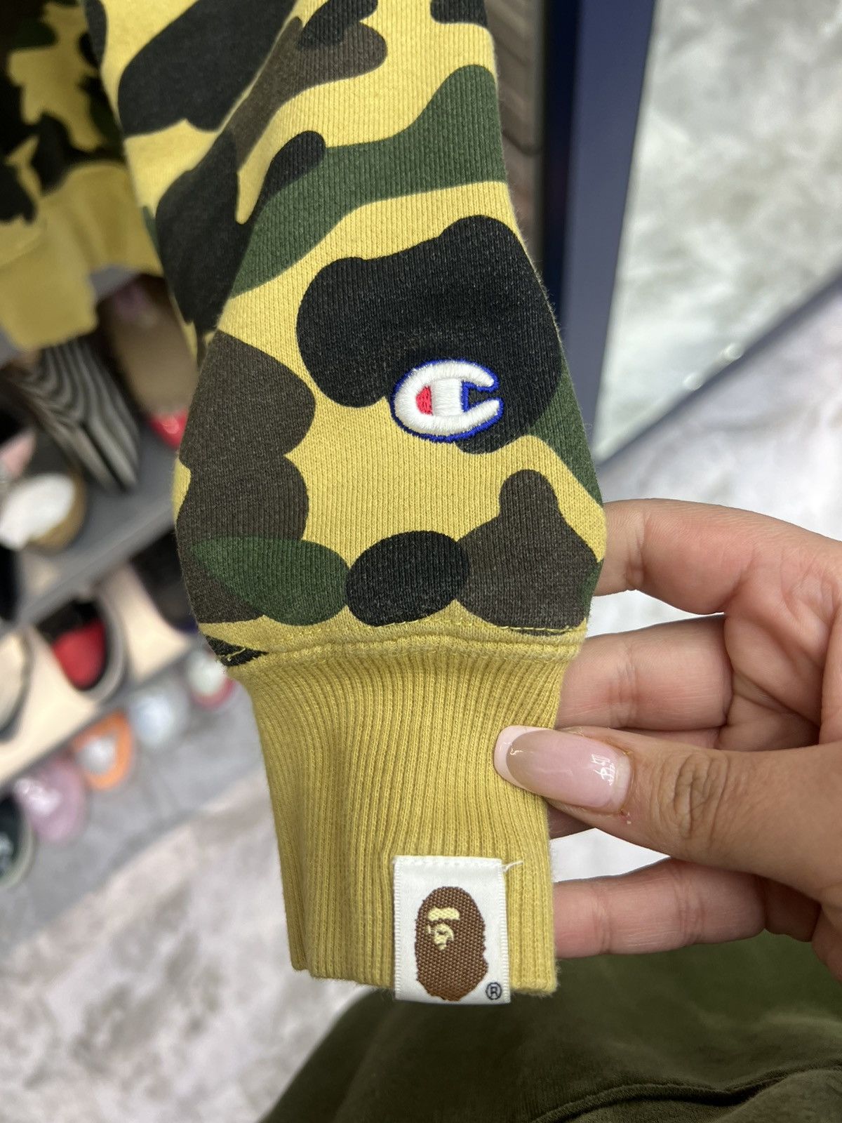 Bape × Champion Bape x Champion Crewneck Size US XL / EU 56 / 4 - 6 Thumbnail