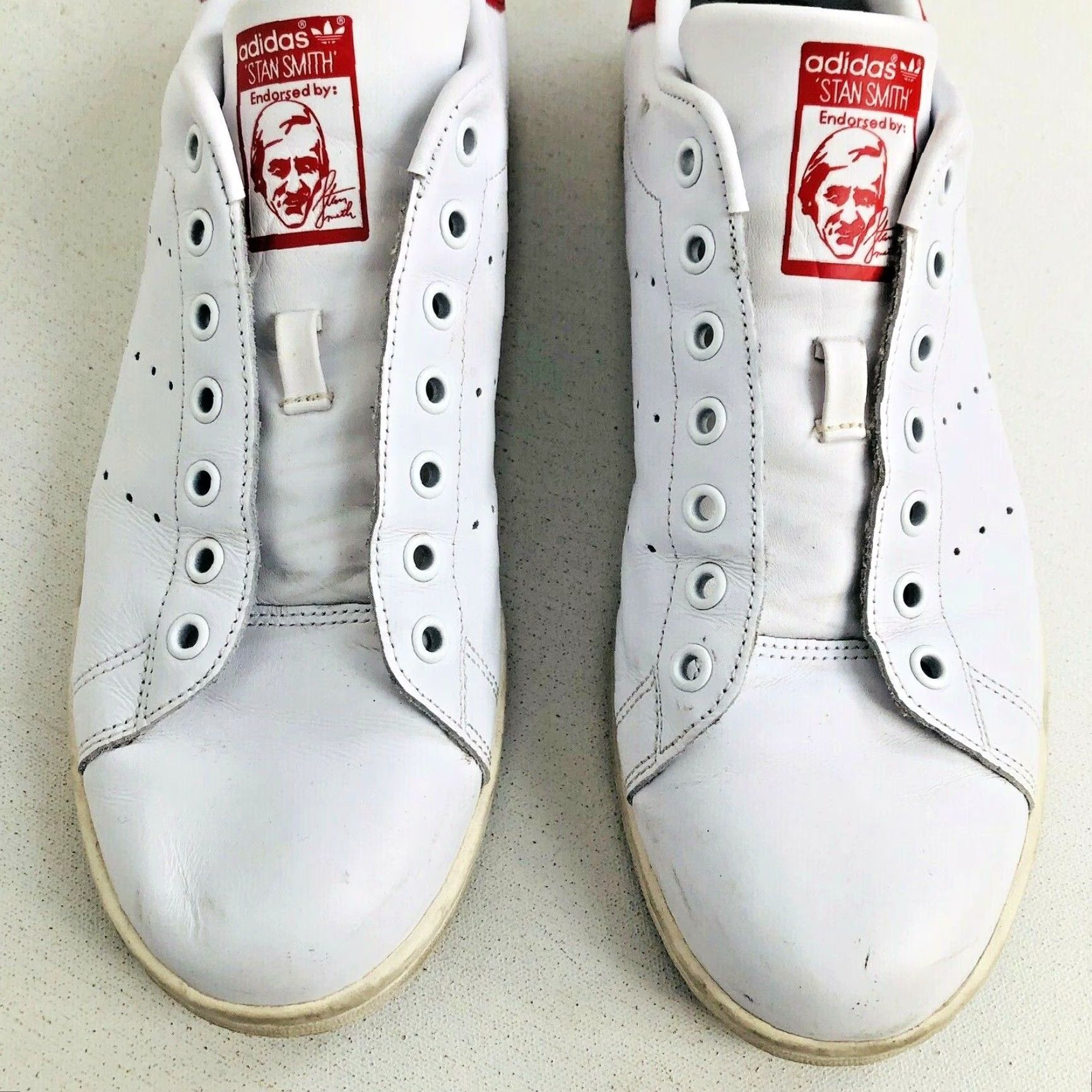 Adidas adidas Stan Smith / Mens Sz.11 Leather Sneakers Adult 11 White Leather Upper Sole 4 Size US 11 / EU 44 - 2 Thumbnail