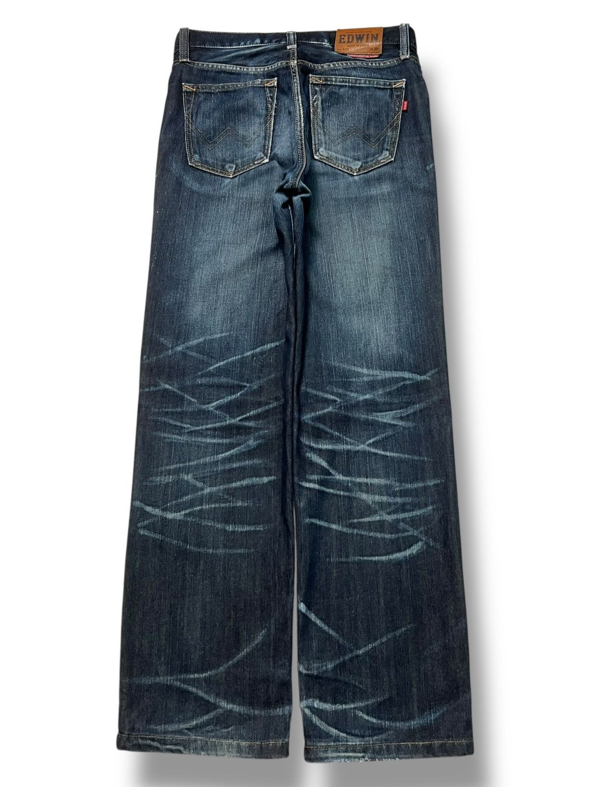 Edwin Vintage Edwin 403 Japan - Faded Whisker Wash Jeans Size US 32 / EU 48 - 3 Thumbnail