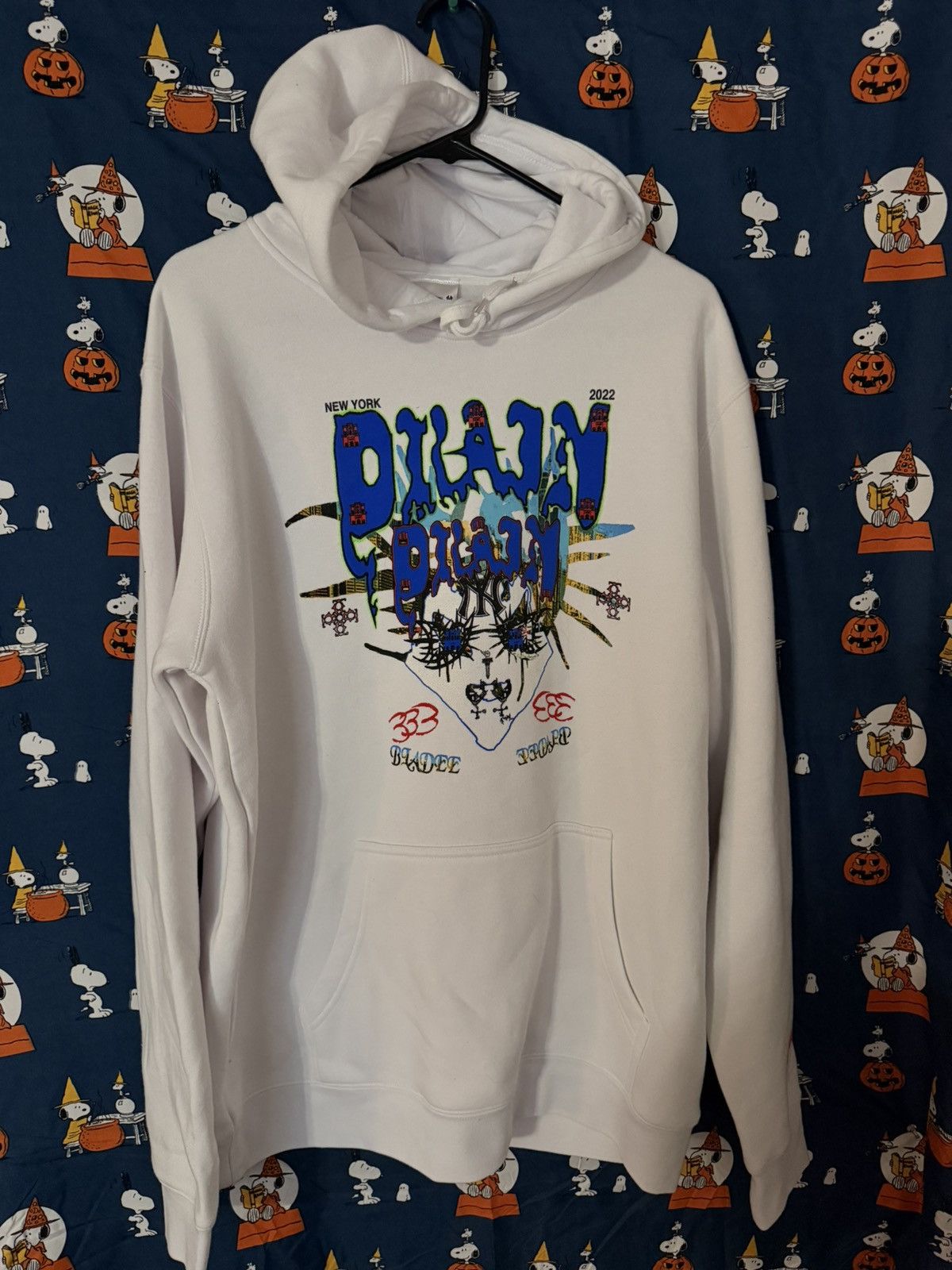 Bladee Drain Gang NYC Pop up Hoodie D9