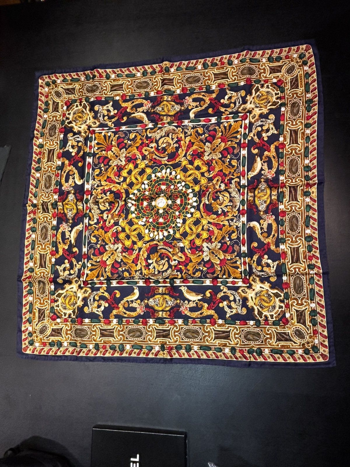 Chanel × Vintage Chanel Silk Scarves Vintage 100% Silk Made in Italy Size ONE SIZE - 10 Thumbnail