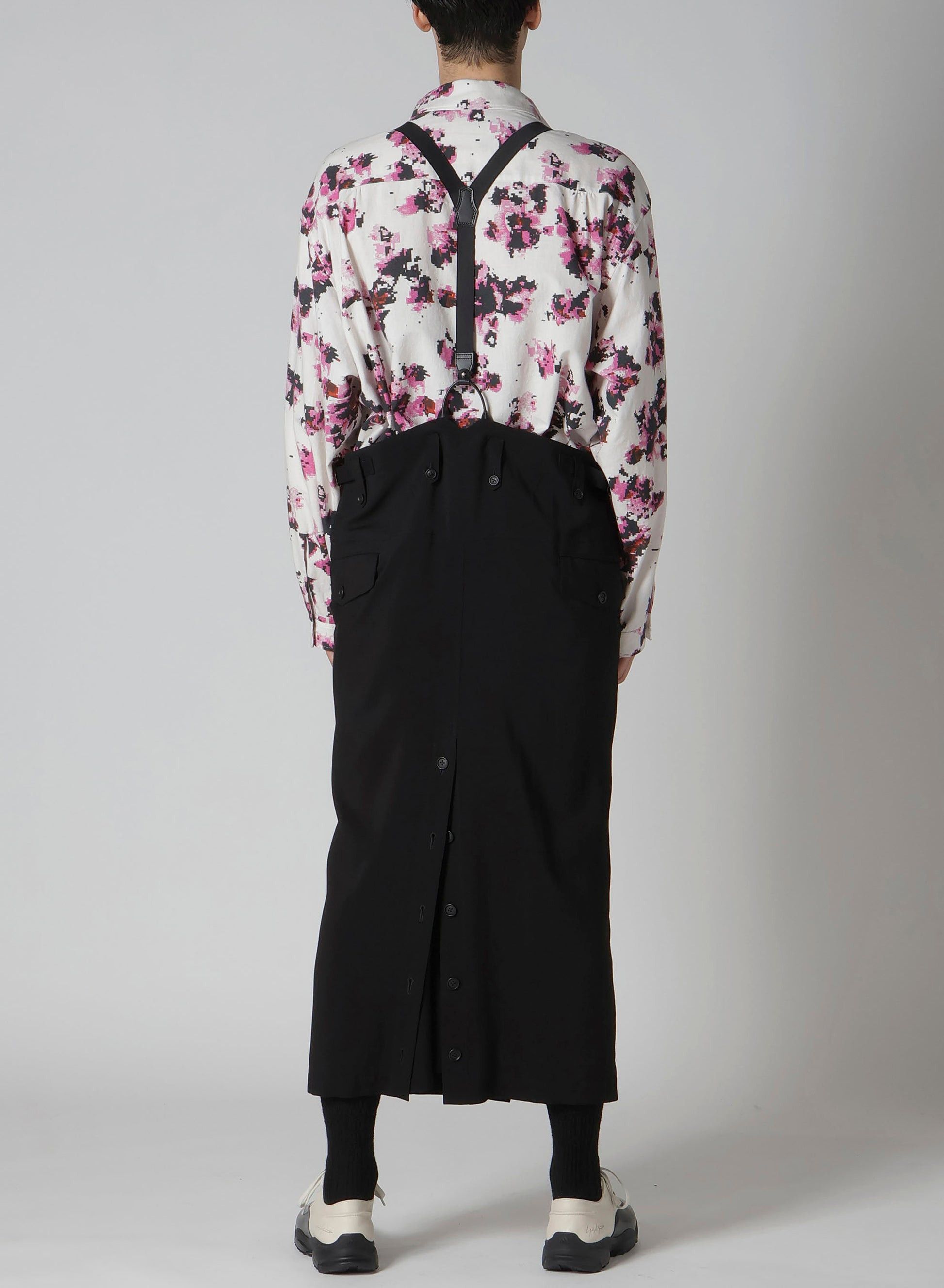 Yohji Yamamoto Yohji Yamamoto Pour Homme Cu/Ry/S GABARDINE YORK PANEL SKIRT Size US 32 / EU 48 - 9 Thumbnail