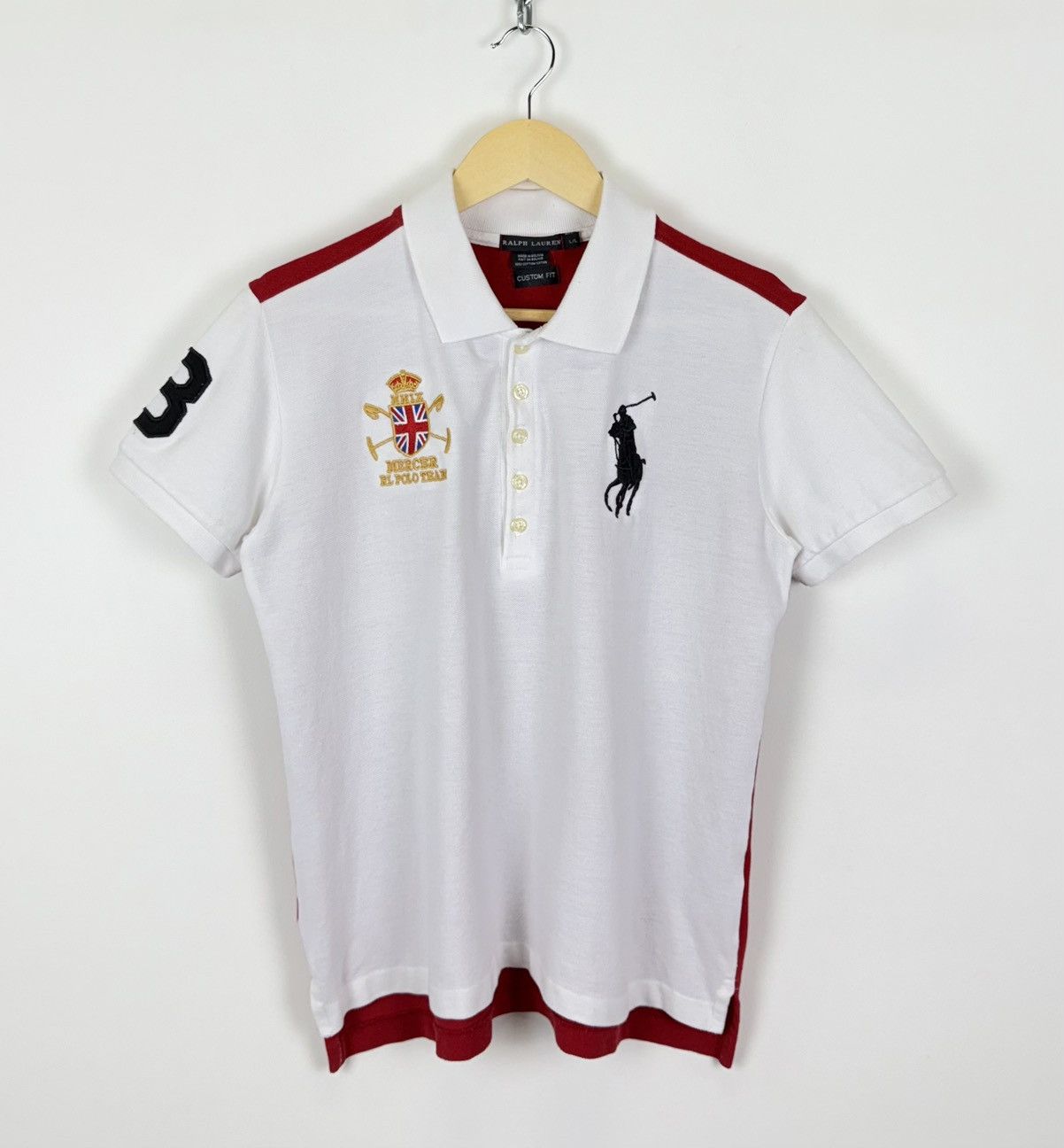 Ralph Lauren Ralph Lauren Mercer RL Polo Team Short Sleeve Shirt Red Top Size L / US 10 / IT 46 - 1 Thumbnail