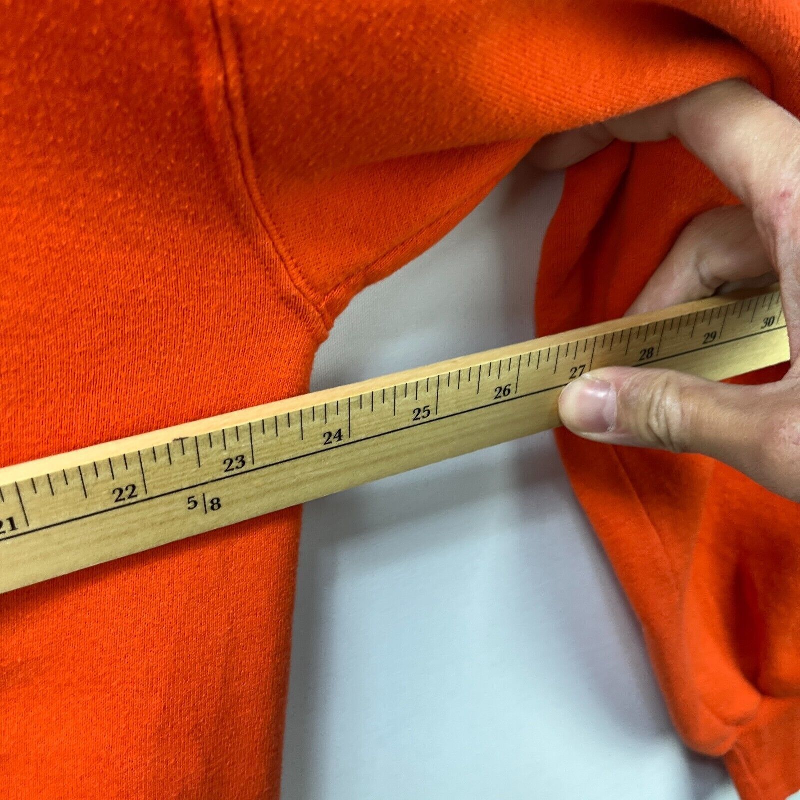 Russell Athletic × Vintage Vintage '90s Russell Athletic Orange Blank XL Made in USA Size US XL / EU 56 / 4 - 6 Thumbnail